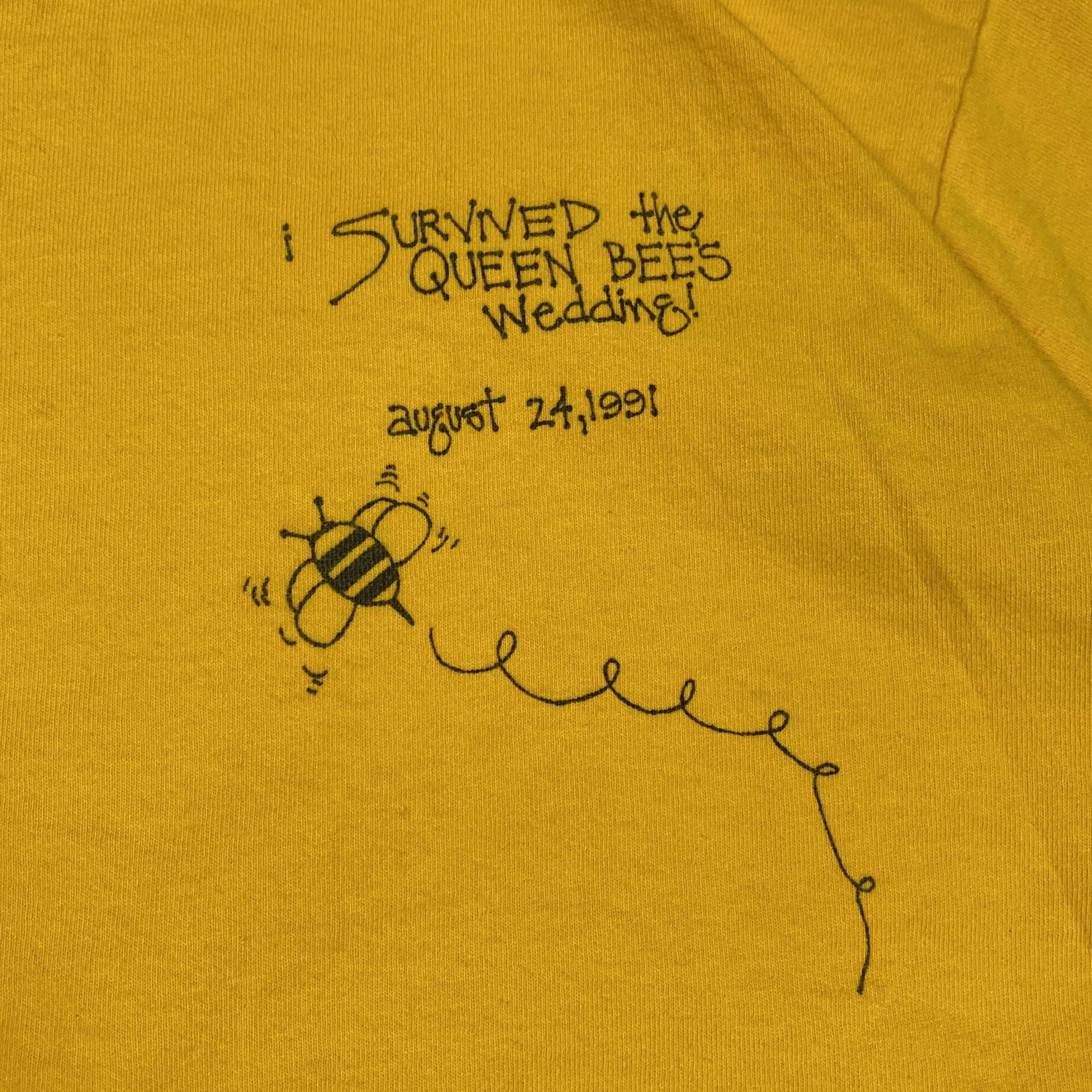 Vintage 1991 Vintage Single Stitch Tee Fruit of the Loom XL Yellow Size US XL / EU 56 / 4 - 4 Thumbnail