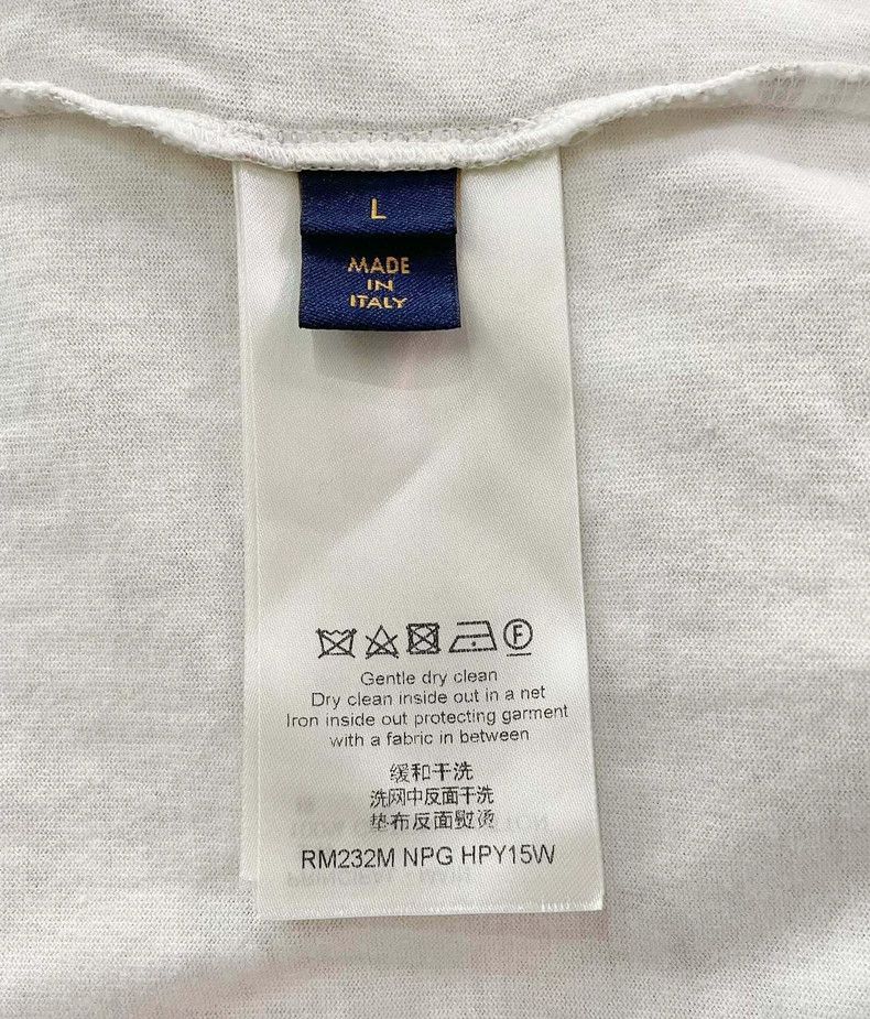 Louis Vuitton Louis Vuitton White full logo short sleeve 2503-Nextarrow Size US L / EU 52-54 / 3 - 5 Thumbnail