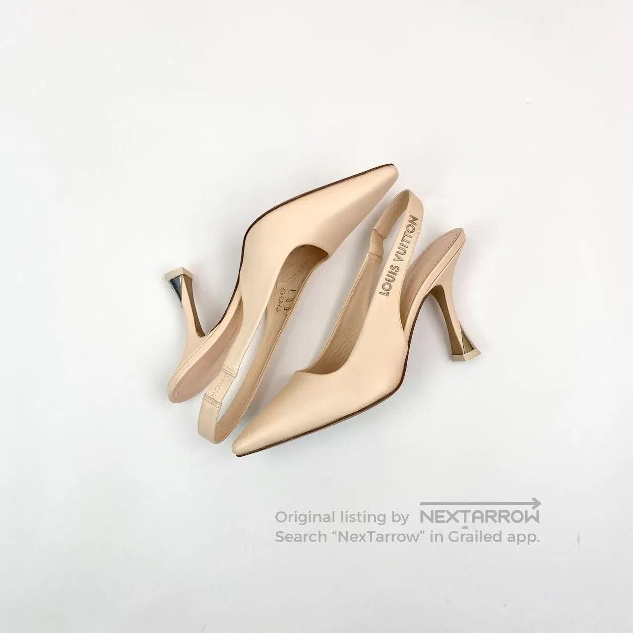 Louis Vuitton Louis Vuitton 23SS metal letter logo high heels| Size US 5.5 / IT 35.5 - 4 Thumbnail