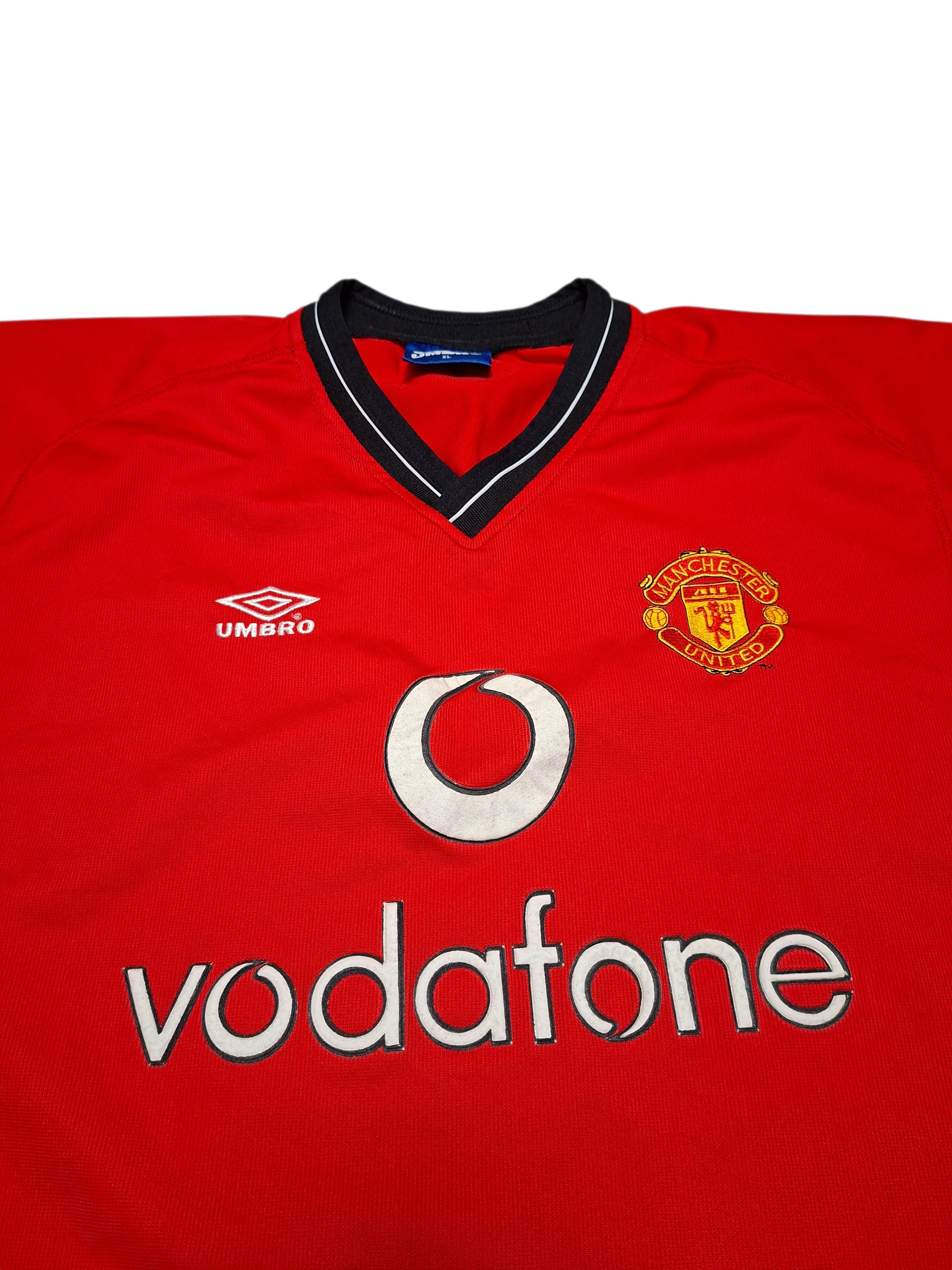 Umbro MANCHESTER UNITED UMBRO 2000 VINTAGE SOCCER JERSEY Size US XL / EU 56 / 4 - 2 Thumbnail