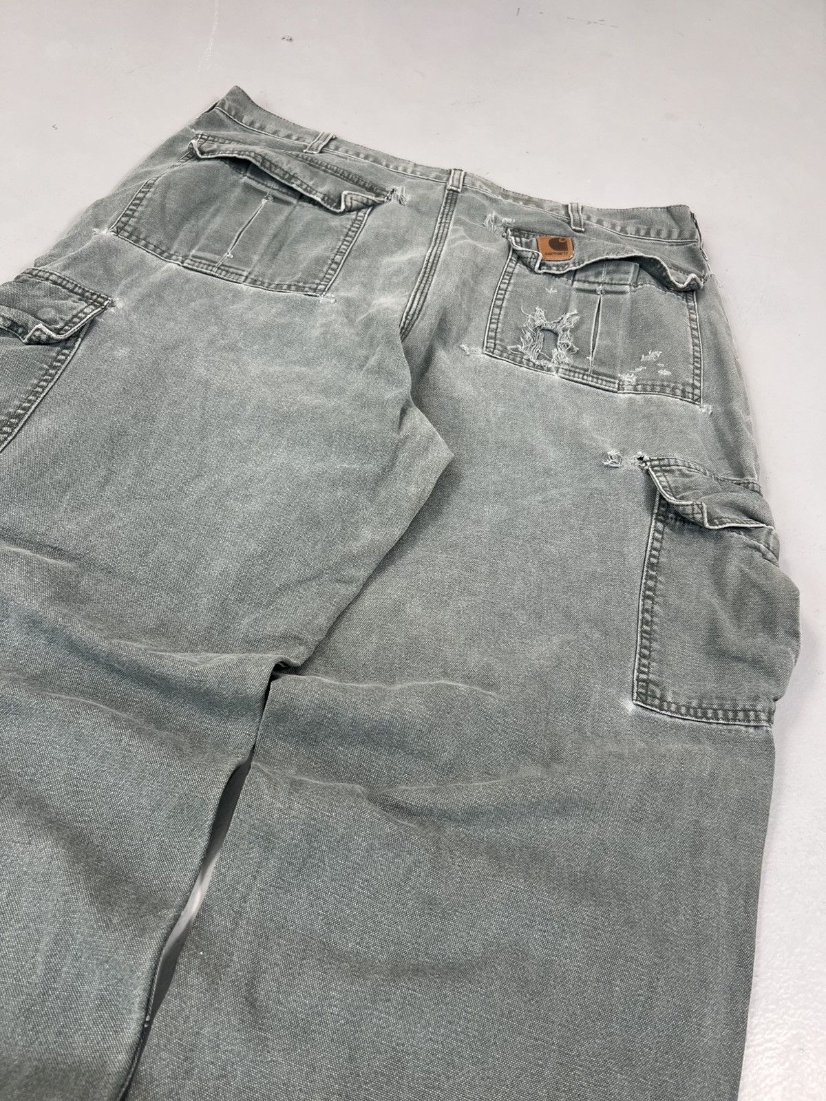 Carhartt Vintage carhartt B1140 damaged cargodenim Size US 38 / EU 54 - 10 Thumbnail