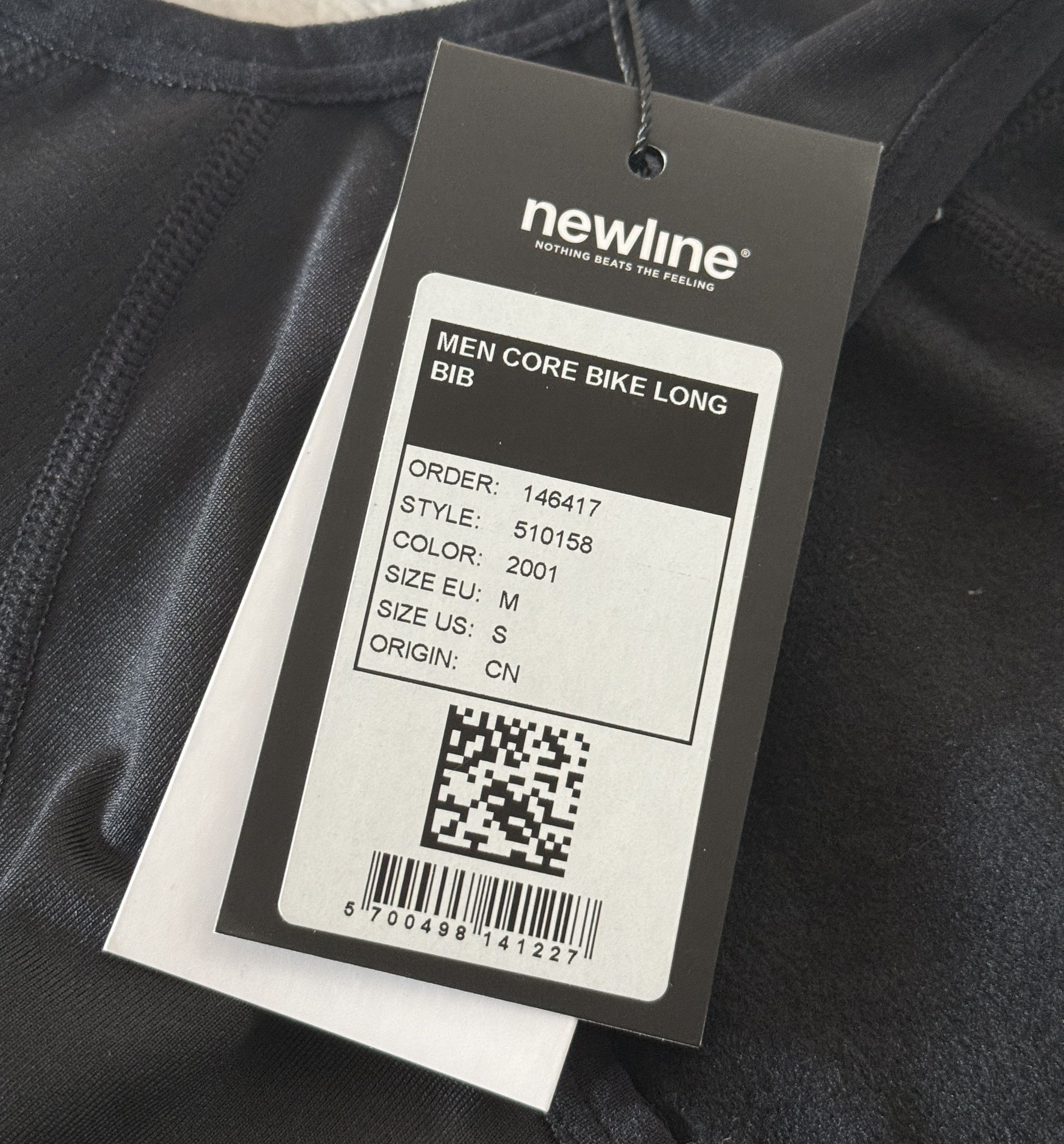 Newline NEWLINE MEN CORE BIKE LONG BIB BLACK SIZE S-M Size US M / EU 48-50 / 2 - 4 Thumbnail
