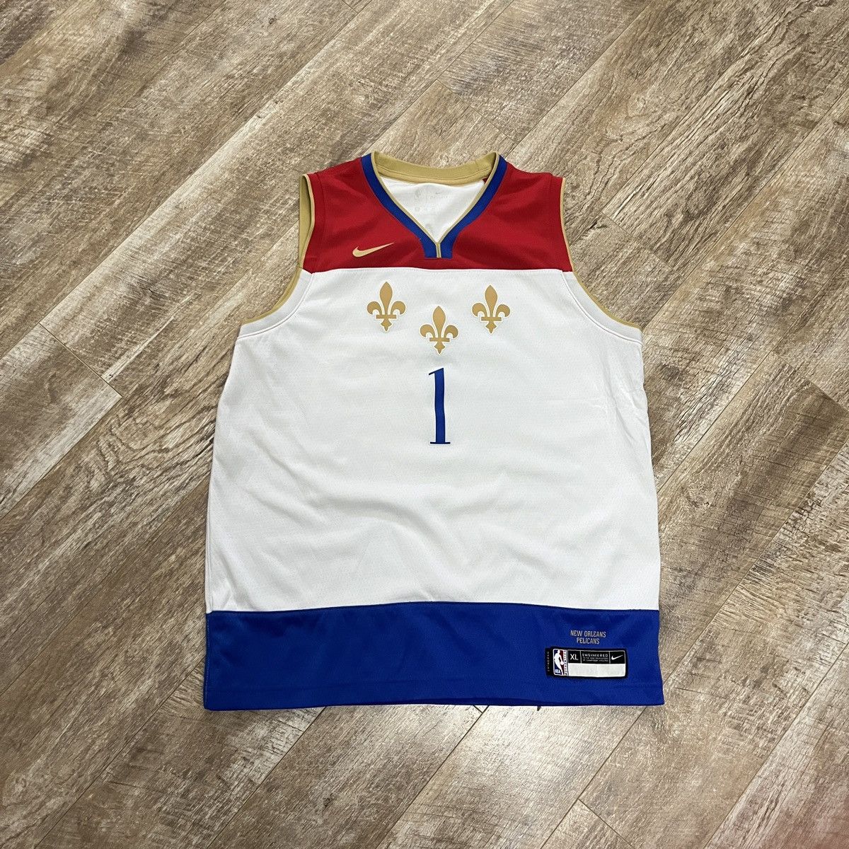 NBA Vintage Nike New Orleans Pelicans Jersey Size US L / EU 52-54 / 3 - 1 Thumbnail