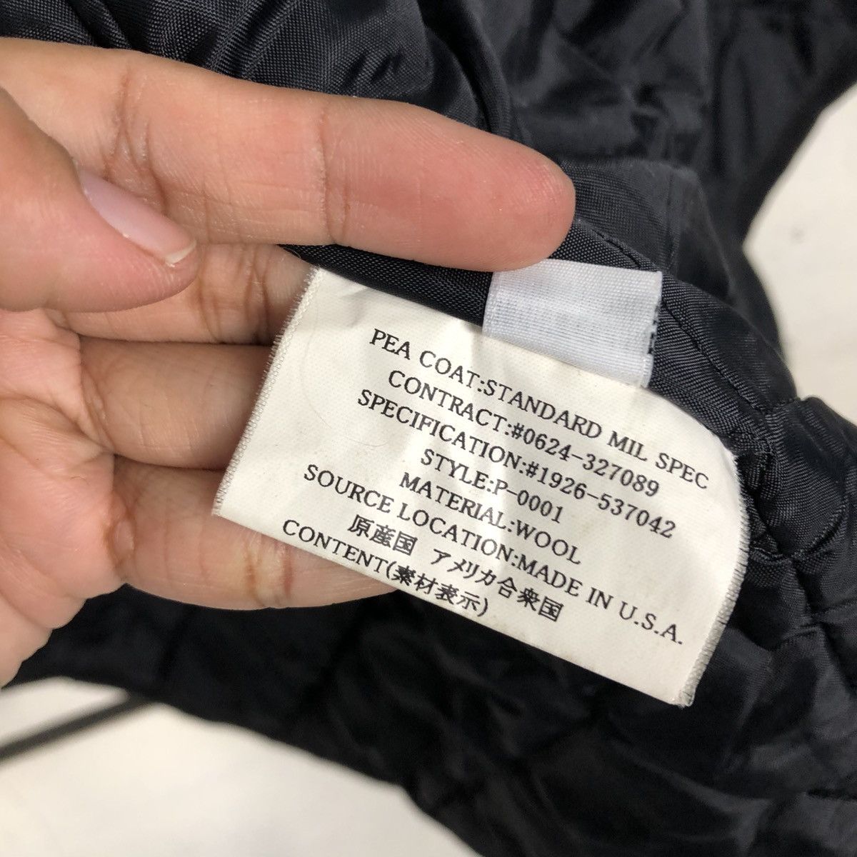 Japanese Brand 📌Vintage Wool Peacoat Usa Double Breast Issey Miyake Size US L / EU 52-54 / 3 - 21 Thumbnail