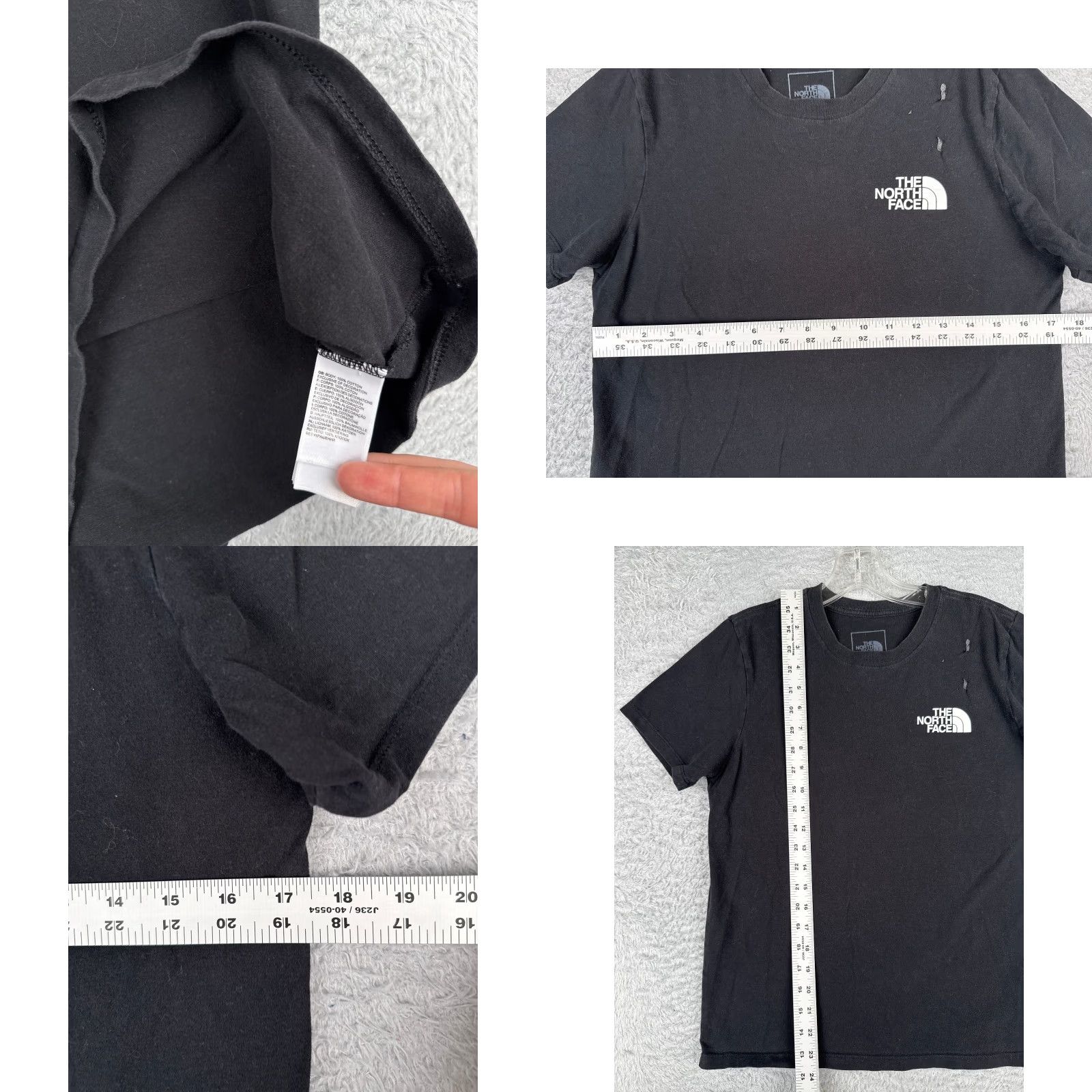 The North Face VINTAGE The North Face Women's T-Shirt Small Petite Cotton Short Sleeve Crew Neck Black Casual Summer Size S / US 4 / IT 40 - 8 Thumbnail