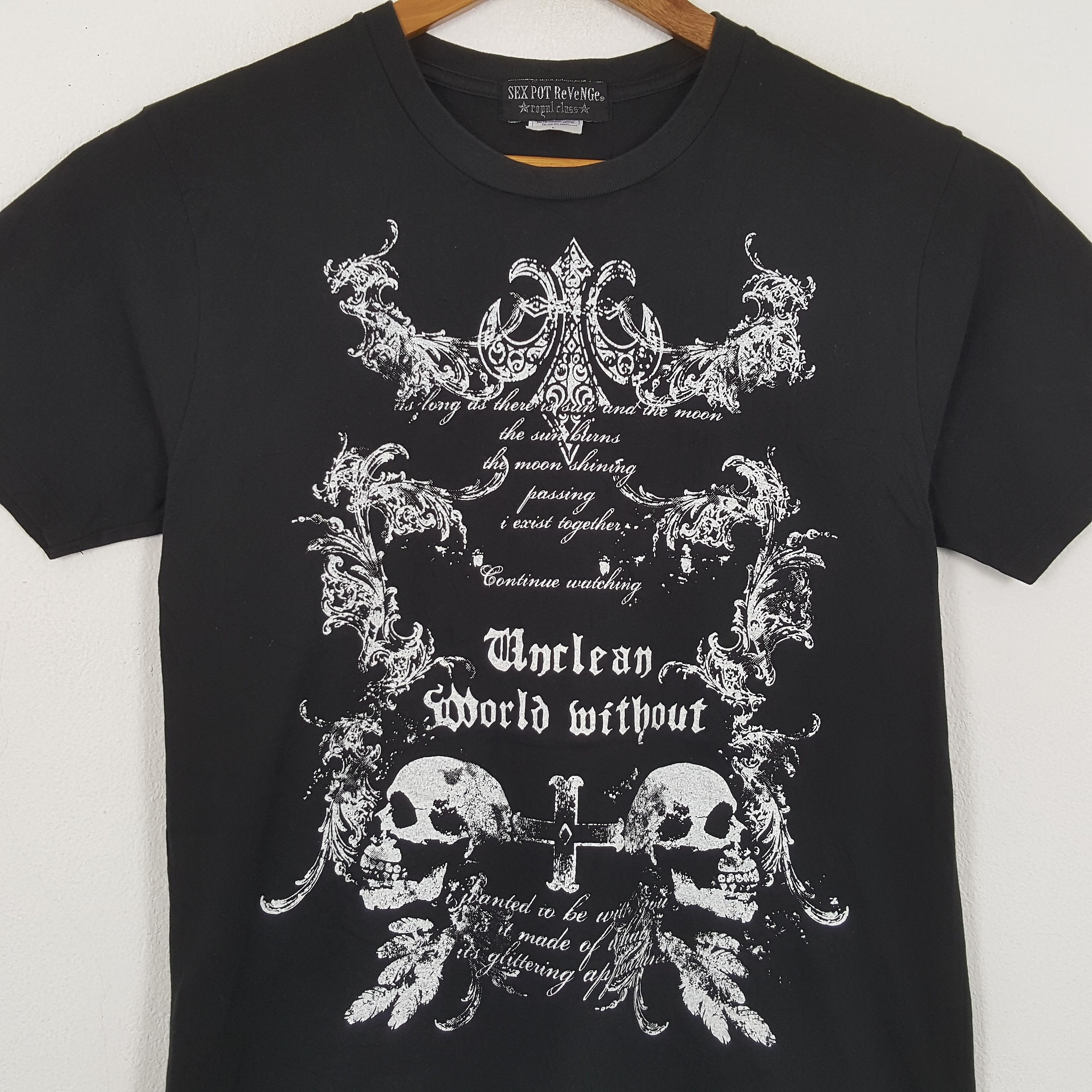 Japanese Brand × Vintage Vintage SEX POT REVENGE Japanese Punk Band T-Shirts Size US M / EU 48-50 / 2 - 2 Thumbnail