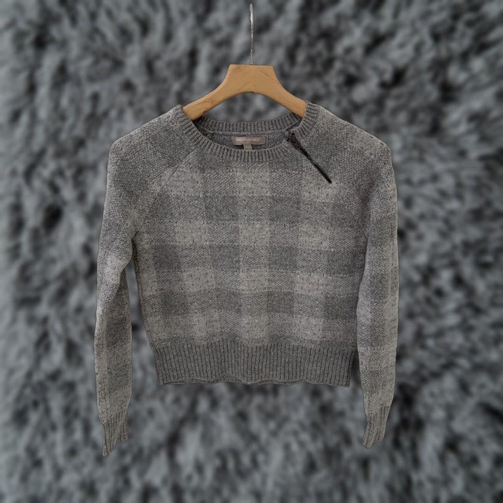 Banana Republic BANANA REPUBLIC Petite Womens Pullover Sweater Gray XS Soft Size XS / US 0-2 / IT 36-38 - 1 Thumbnail