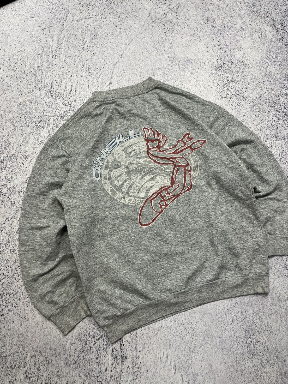 O'Neill × Vintage Oneil Vintage Sweatshirt Y2k Style Big Back Logo Longsleeve Size US M / EU 48-50 / 2 - 19 Thumbnail