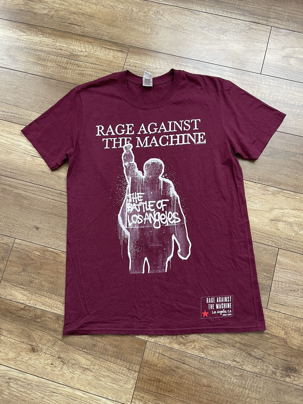 Band Tees Rage Against The Machine Vintage Battle Of LA Tour Size US M / EU 48-50 / 2 - 10 Thumbnail