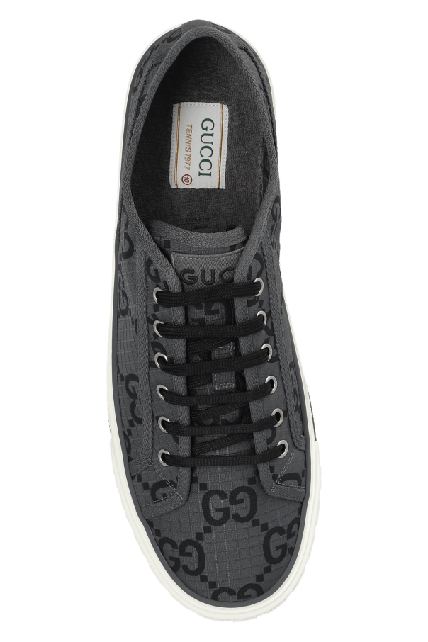 Gucci o1s1wg110325 Men's Gucci Tennis 1977 Sneakers Grey & Black Size US 6.5 / EU 39-40 - 6 Thumbnail