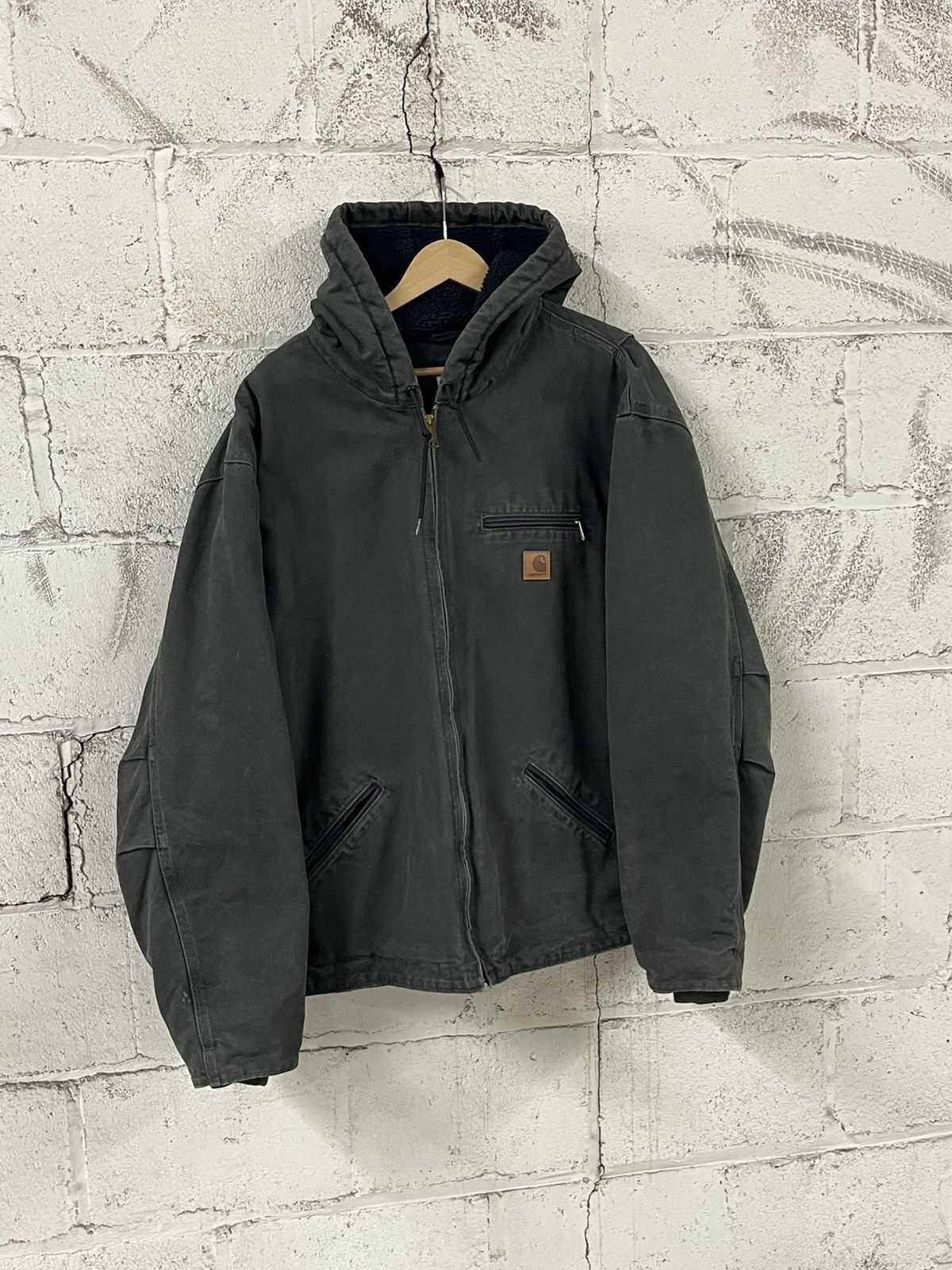 Carhartt Carhartt moss green hooded detroit style jacket rare hype Size US XXL / EU 58 / 5 - 2 Thumbnail