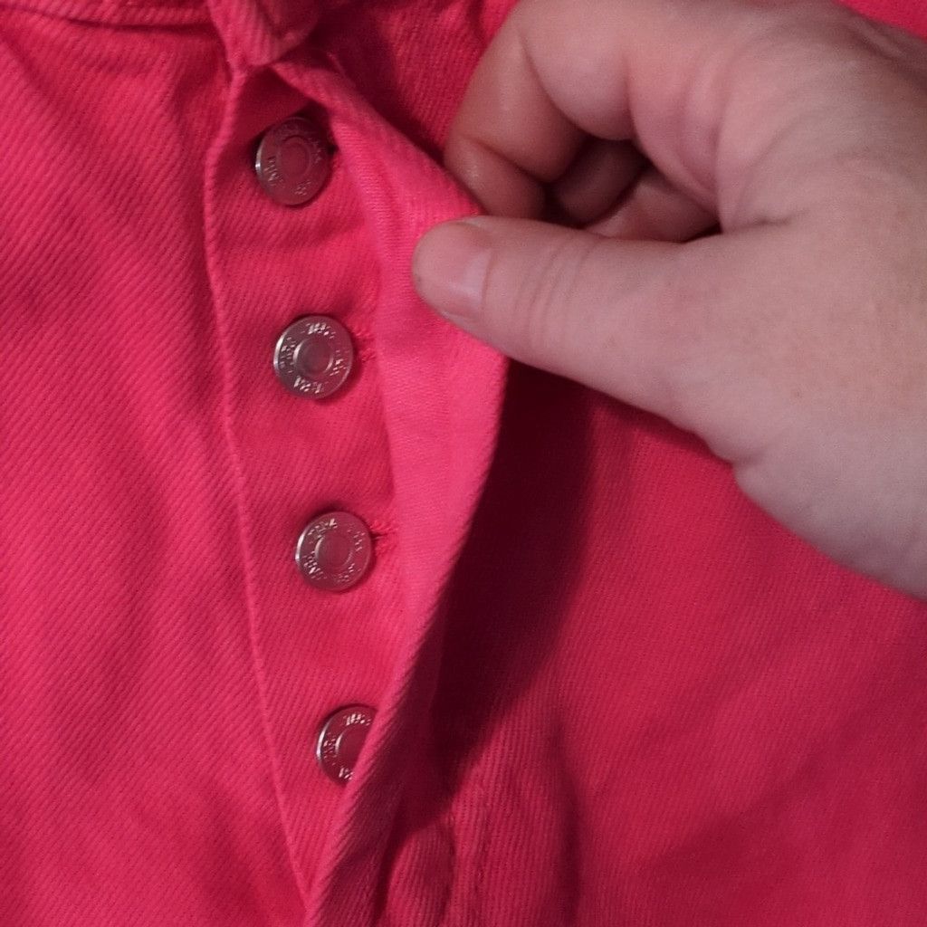 Zara Zara Button Fly Pink Jeans Size 25 Size 25" / US 0 / IT 36 - 4 Thumbnail