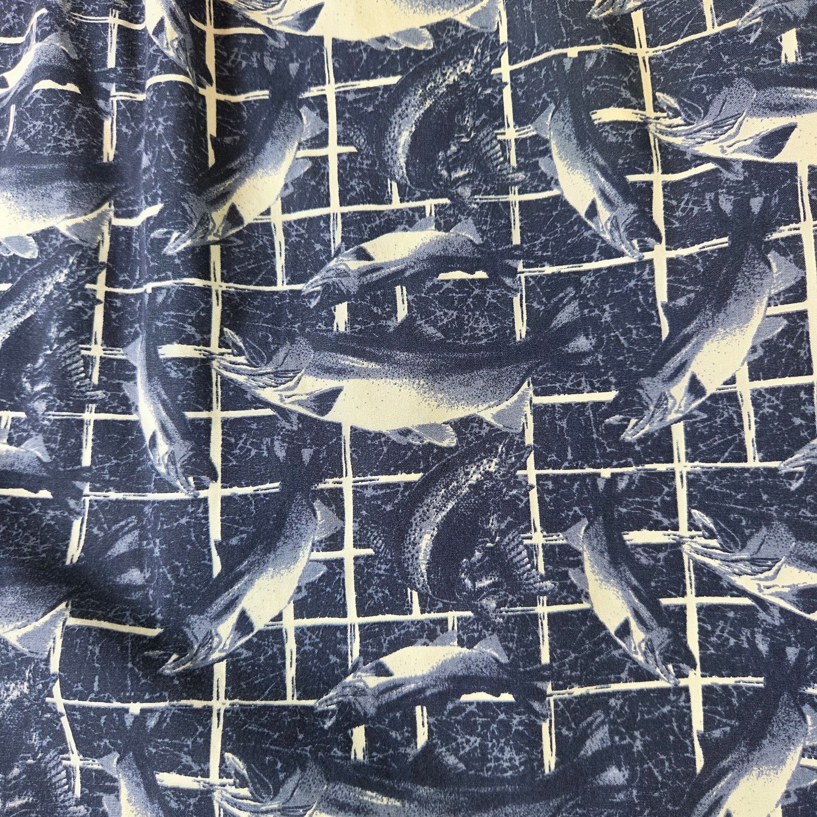 Columbia Columbia Fish Print Short Sleeve Button Shirt L Size US L / EU 52-54 / 3 - 9 Thumbnail