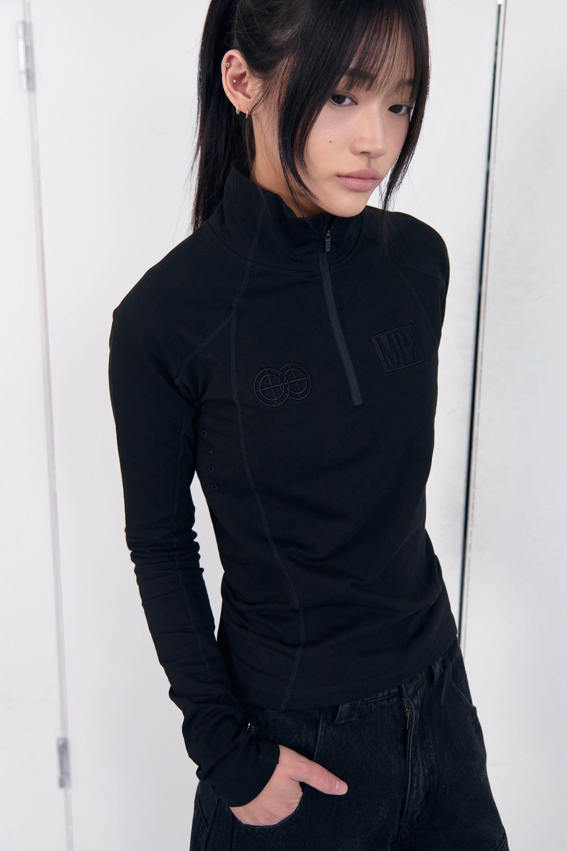 SKIMS MPa SOFT-SHELL HALF ZIP WOMEN , PLASTICPRODUCT Size S / US 4 / IT 40 - 3 Thumbnail