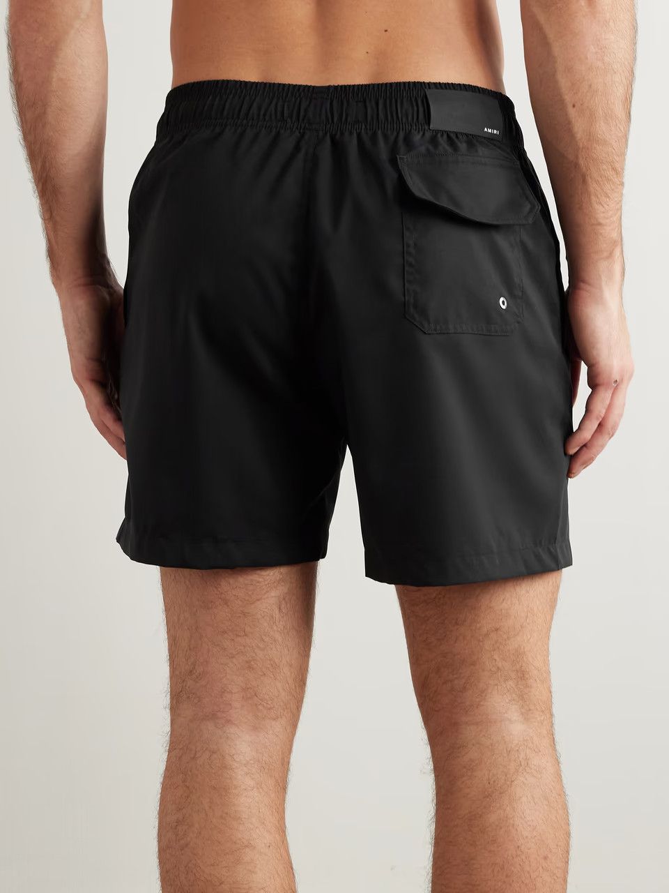 Amiri oc11z0126 Pool Cue Swim Shorts in Black Size US 34 / EU 50 - 3 Thumbnail