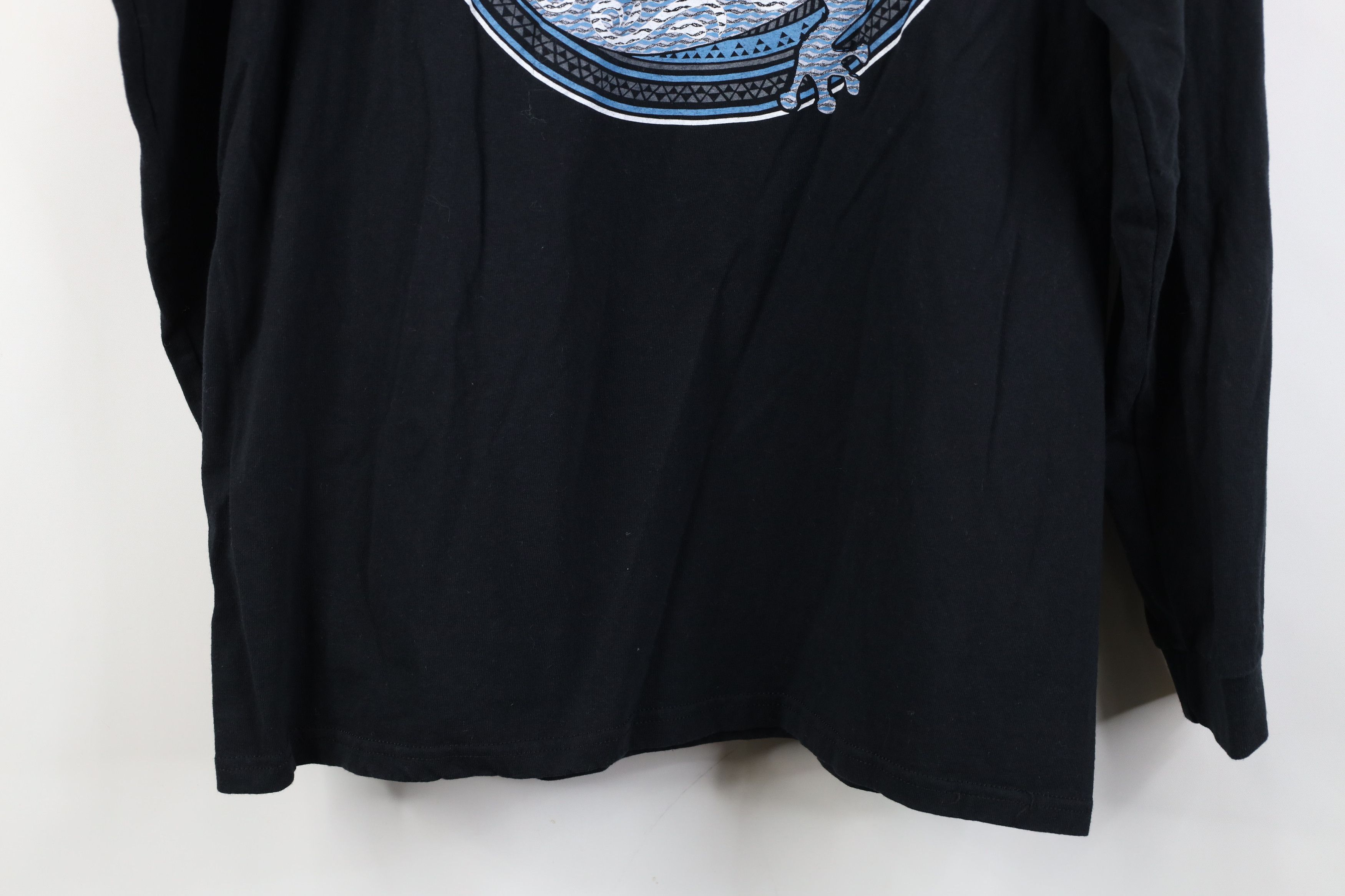 Vintage Vintage 90s Y2K Streetwear Lizard Long Sleeve T-Shirt Black Size US L / EU 52-54 / 3 - 14 Thumbnail
