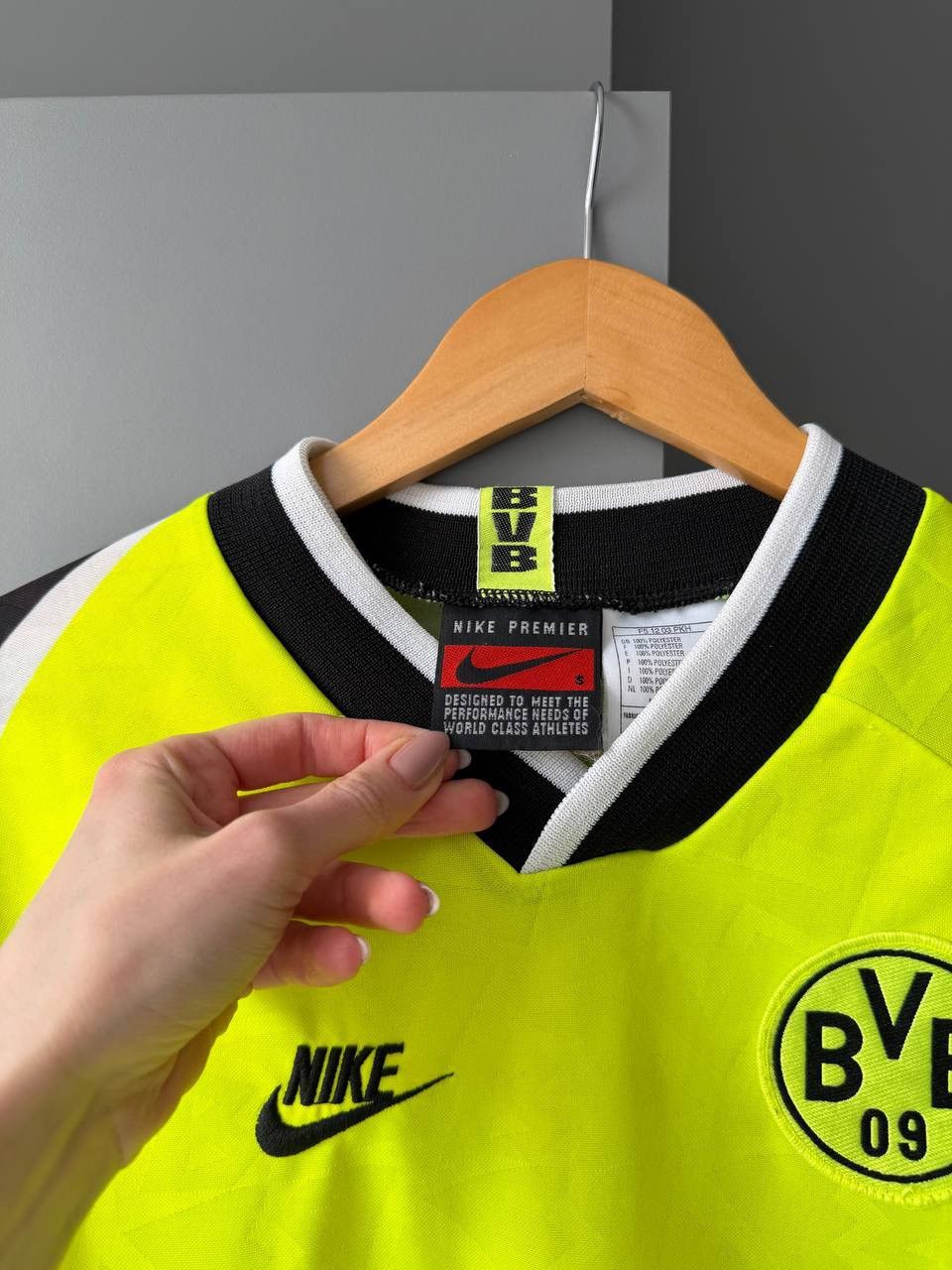 Nike Nike BVB Borussia Dortmund 1996 Longsleeve Soccer Jersey Size US S / EU 44-46 / 1 - 8 Thumbnail