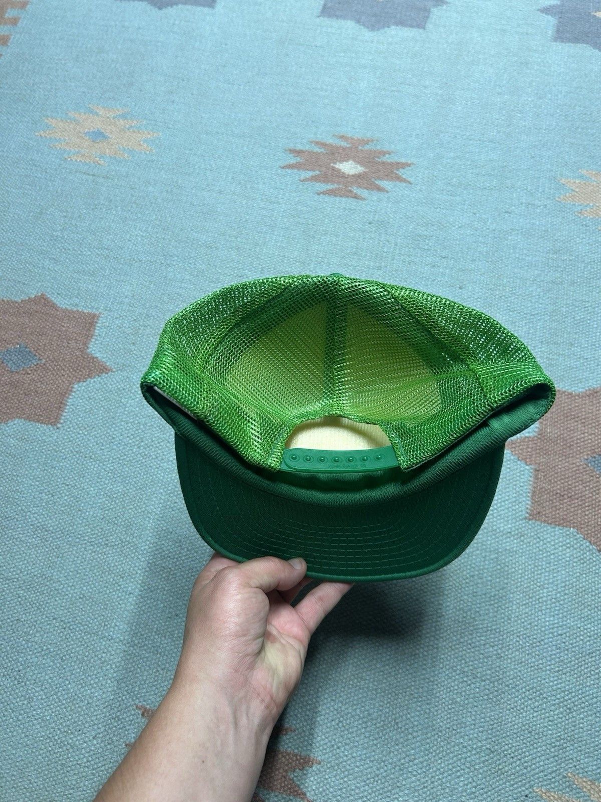 Vintage Vintage 80s trucker hat Bourdow trucking get your rocks off Size ONE SIZE - 4 Thumbnail