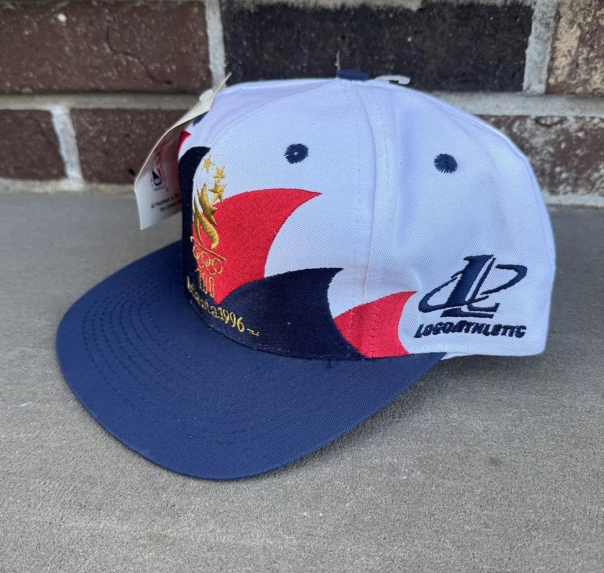 Logo Athletic Vintage Logo Athletic Team USA Olympics Sharktooth Hat NWT Size ONE SIZE - 2 Thumbnail