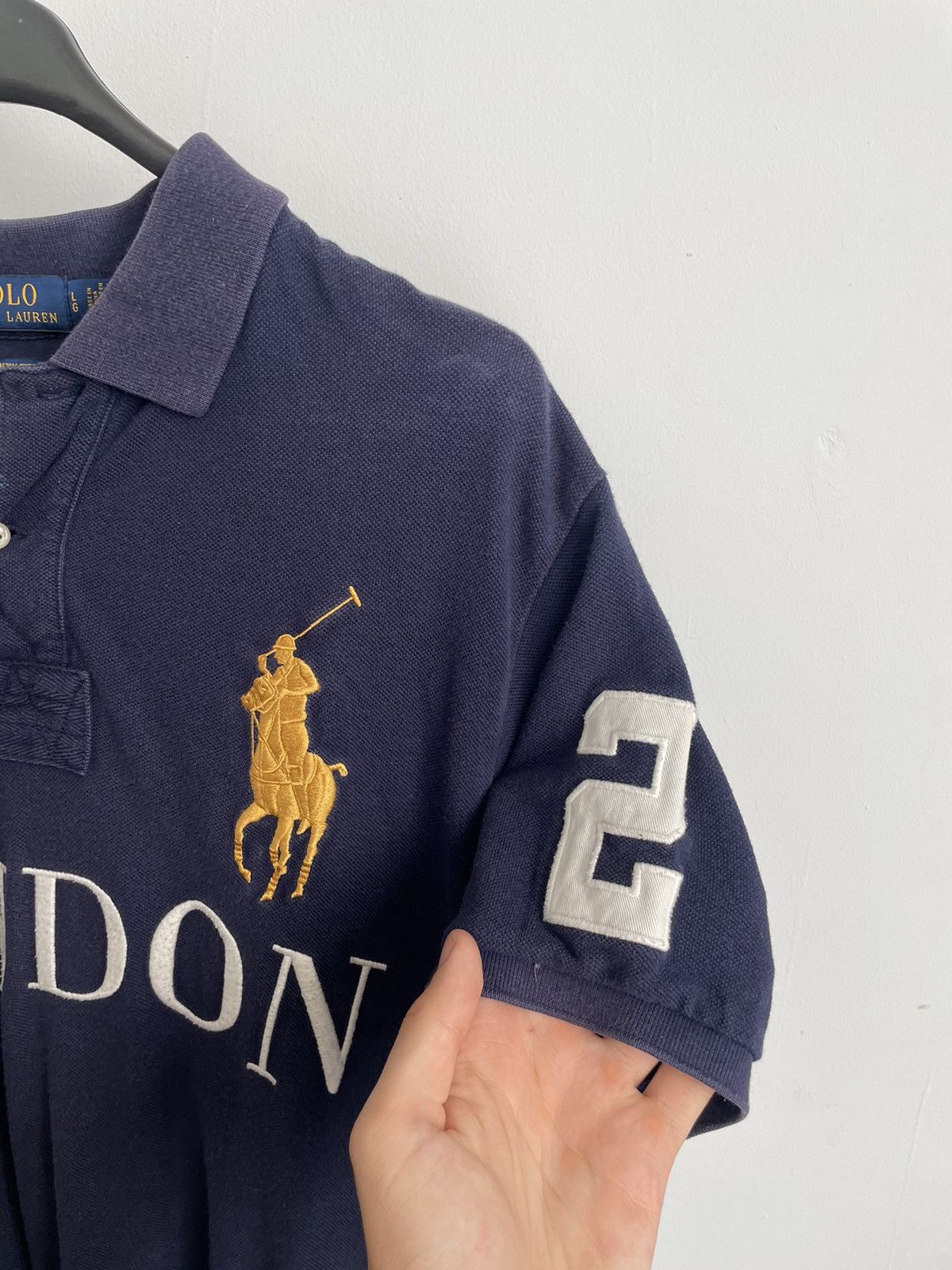 Polo Ralph Lauren Polo Ralph Lauren #2 London Chief Kief Polo T-shirt Y2k RARE Size US L / EU 52-54 / 3 - 3 Thumbnail