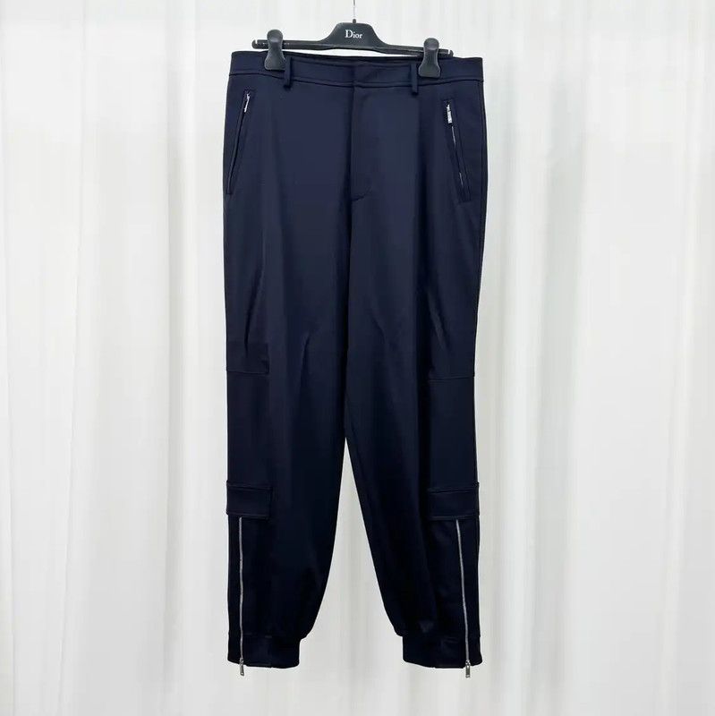 Valentino Valentino Men's Casual Pants in Navy Blue 0089 Size US 34 / EU 50 - 1 Thumbnail