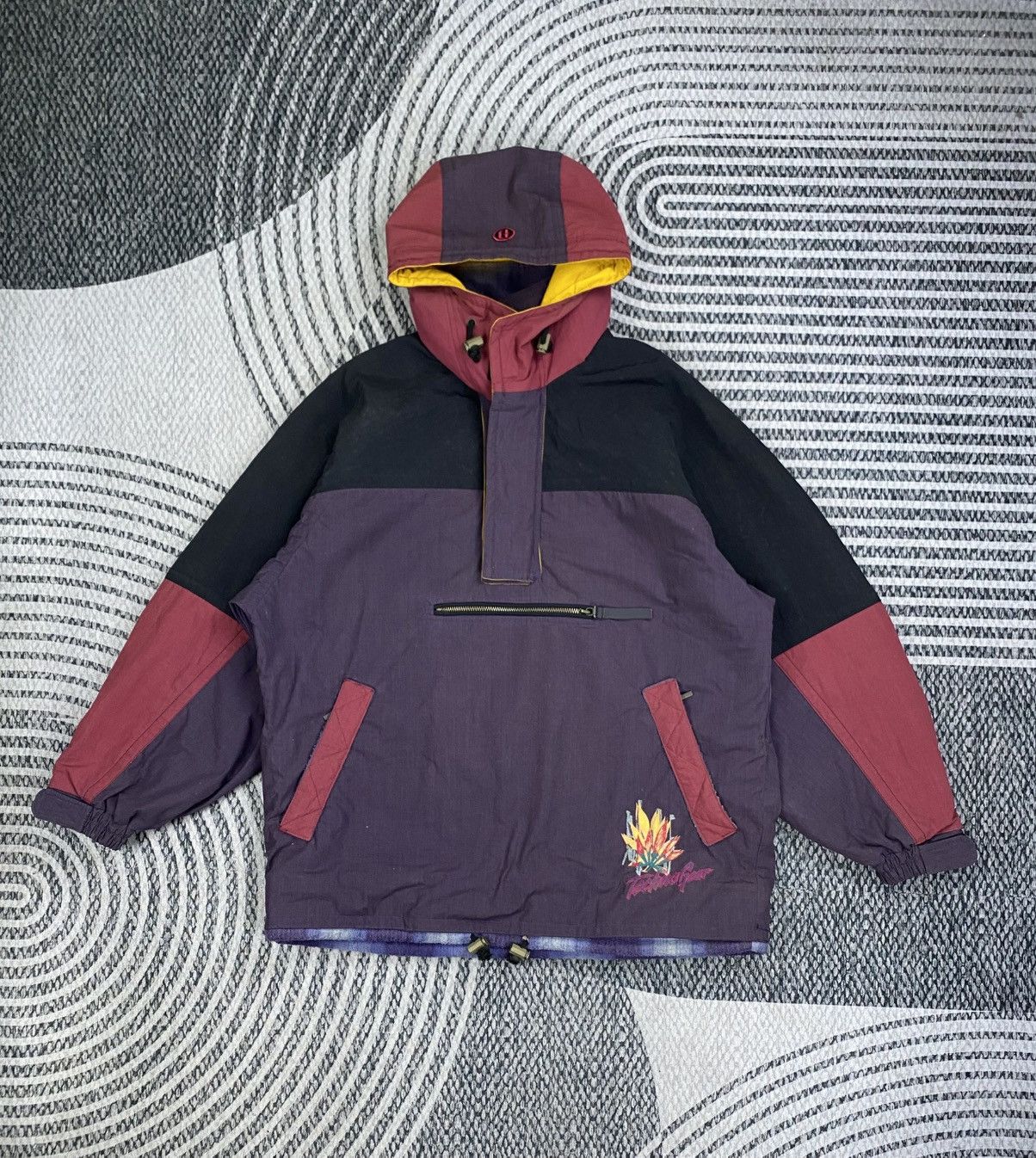 Descente Vtg 90s Descente Technogear Color Block Ski Anorak Jacket Size US XL / EU 56 / 4 - 1 Thumbnail