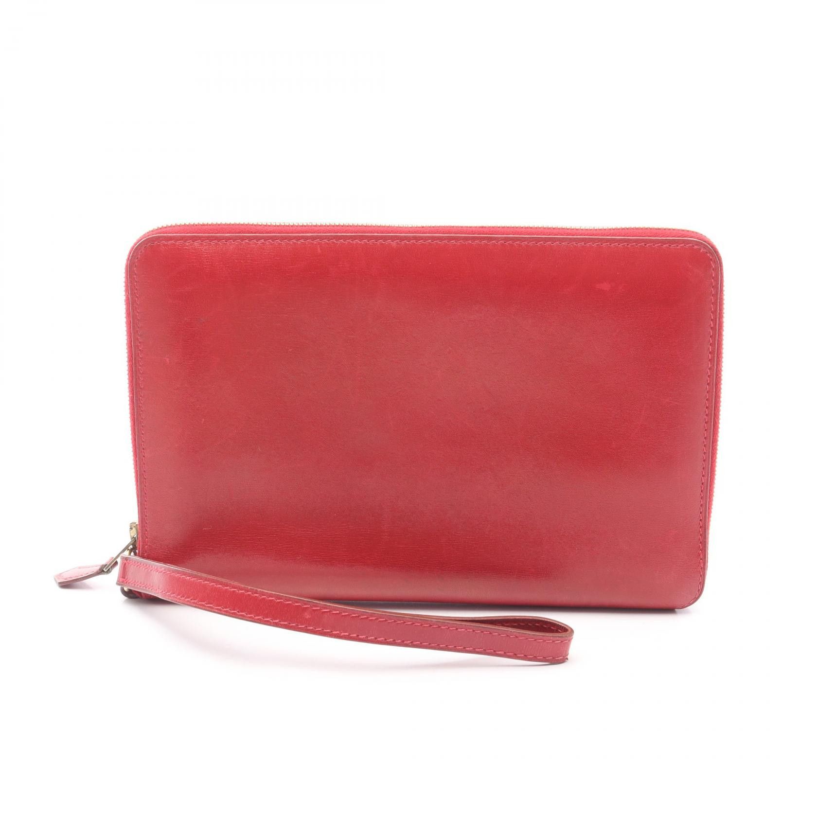 Hermes Hermes Hermes Charlie Box Calf Long Wallet Leather Long Wallet Stamp C (1999) Size ONE SIZE - 1 Thumbnail