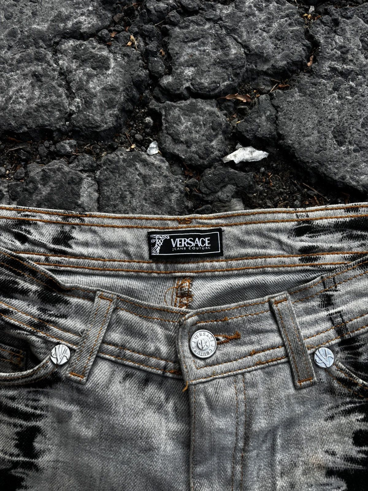 Versace Versace Jeans Print Rare Size 28" / US 6 / IT 42 - 6 Thumbnail