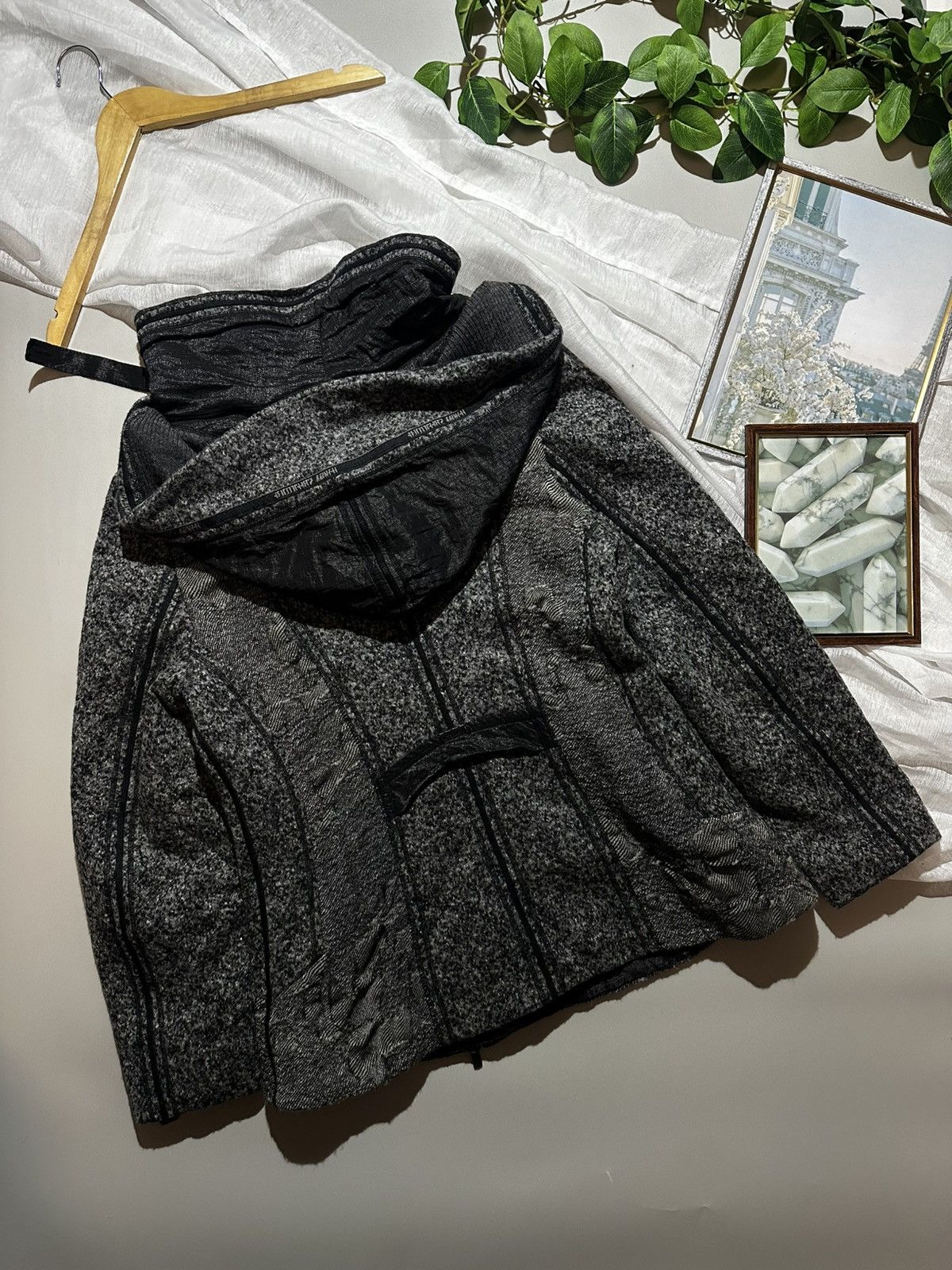 Other Beate Heymann Streetcouture Wool Jackets Textured Hooded Size L / US 10 / IT 46 - 20 Thumbnail