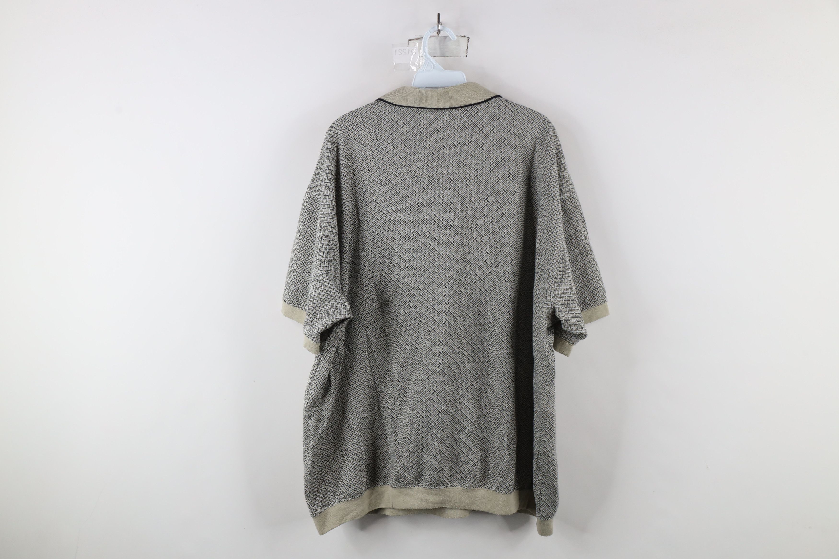 Vintage Vintage 90s Streetwear Diamond Collared Pullover Polo Shirt Size US XXL / EU 58 / 5 - 9 Thumbnail
