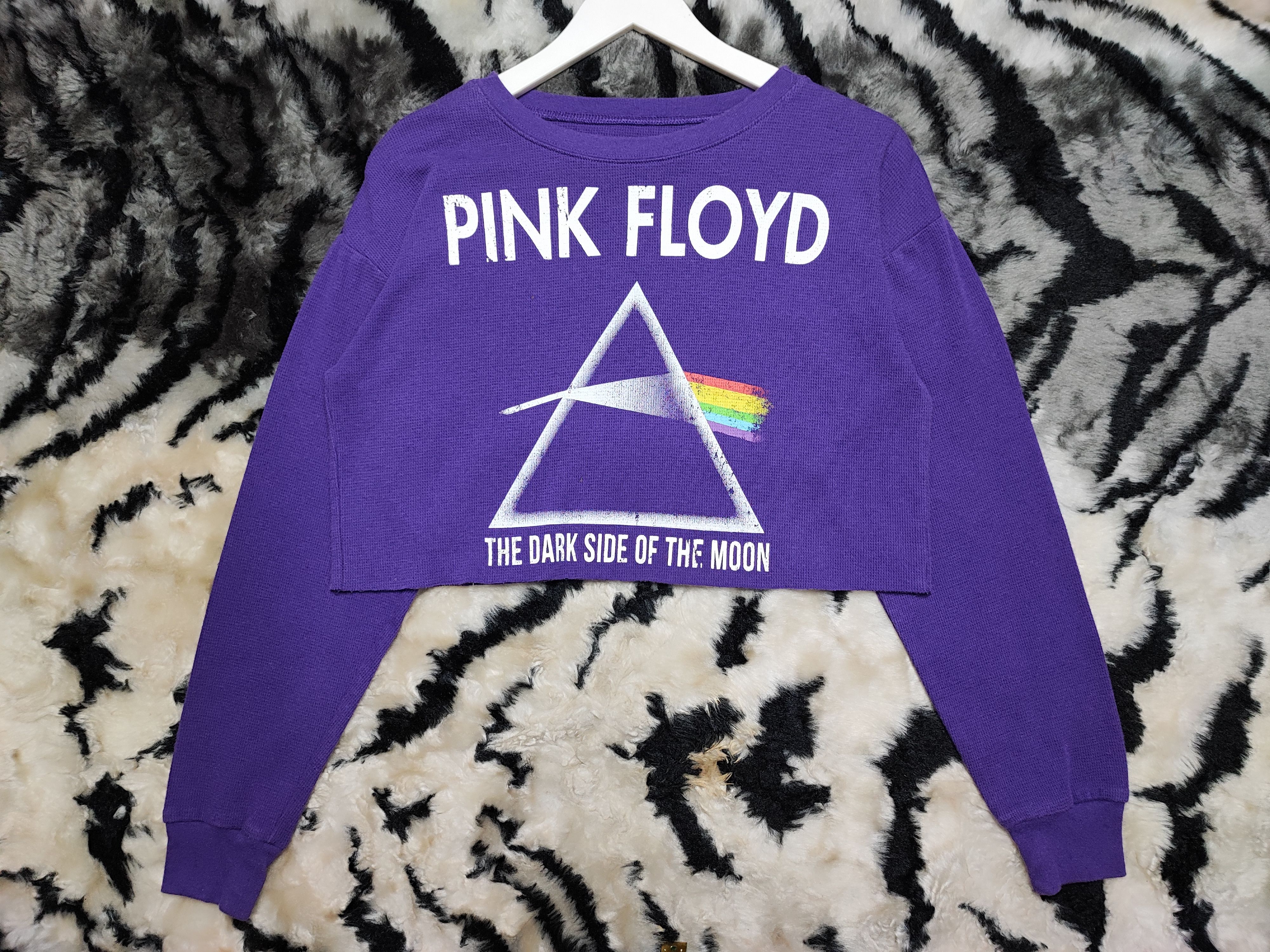 Band Tees × Pink Floyd Pink Floyd Crop Top Women Size S / US 4 / IT 40 - 7 Thumbnail