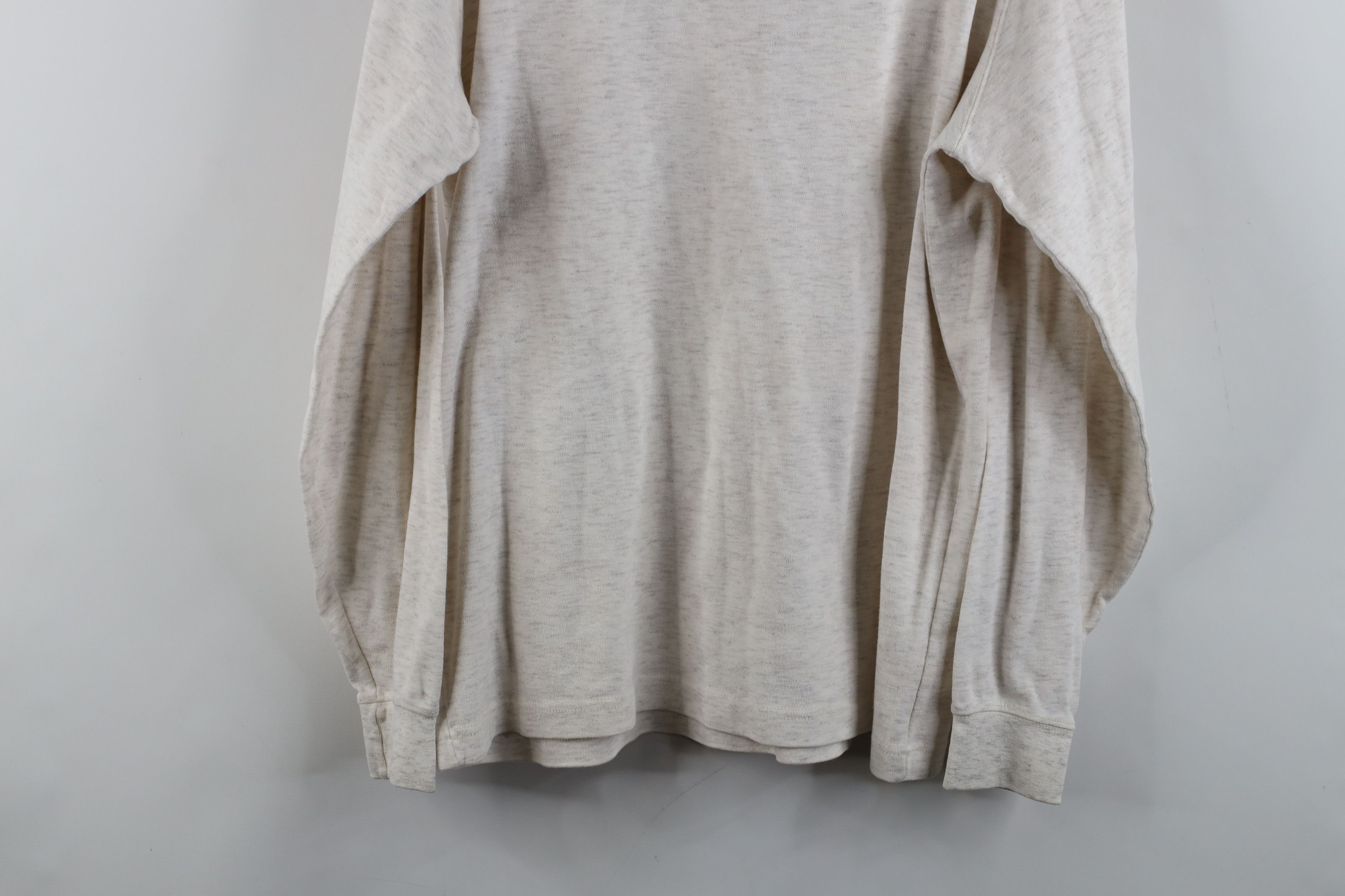 Lands' End × Vintage Vintage 90s Lands End Mock Neck Long Sleeve T-Shirt Cotton Size US M / EU 48-50 / 2 - 14 Thumbnail