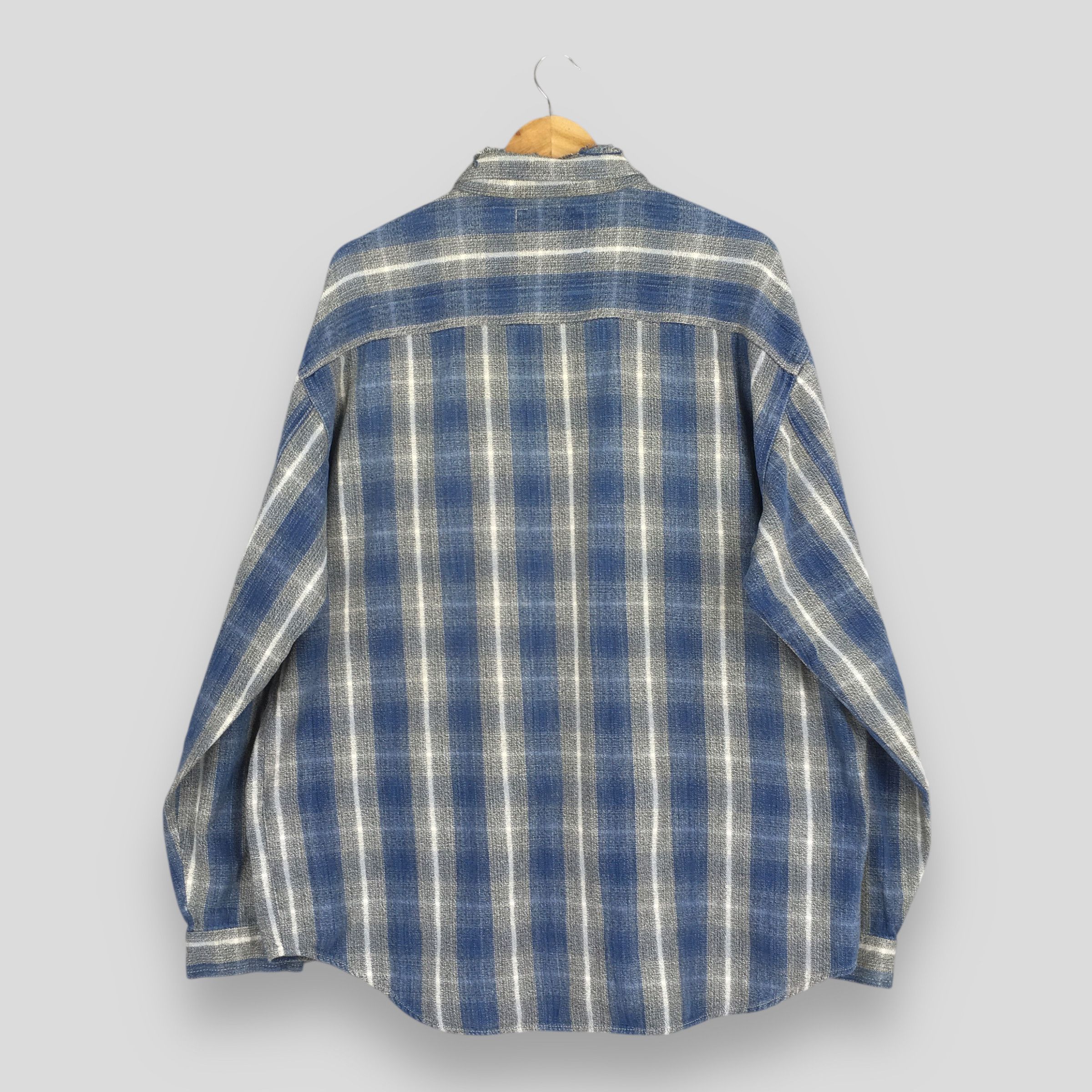 Levi's Vintage 90s Levis Strauss Checkered Flannel Shirt XLarge Size US XL / EU 56 / 4 - 9 Thumbnail