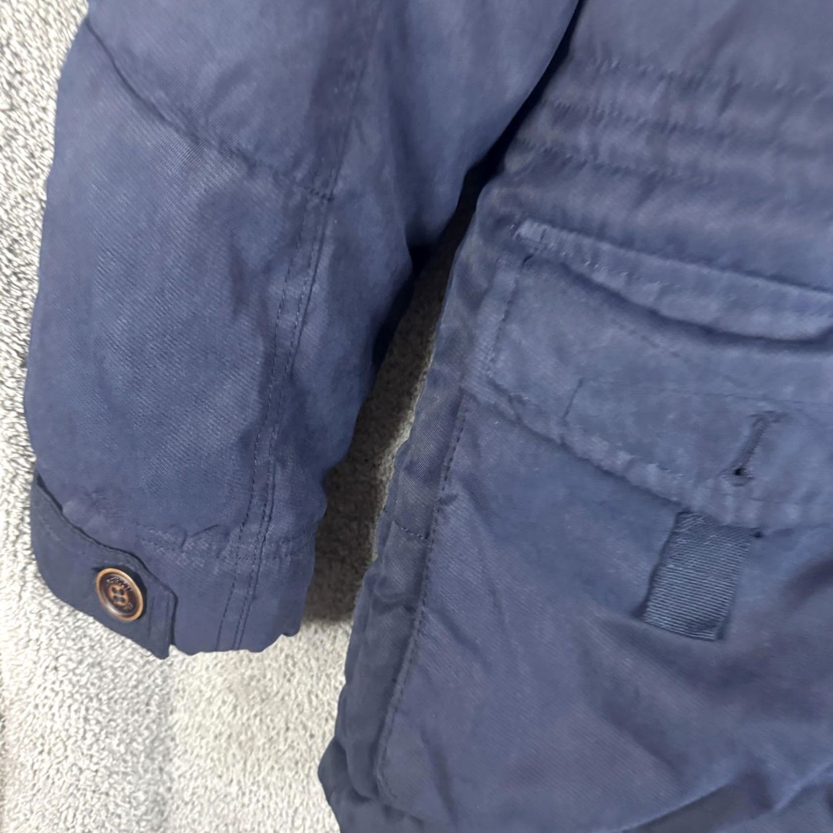 Vintage Jacket 2XL Blue Hooded Insulated Waterproof Parka Full Zip Outdoor Winter Mens Size US XXL / EU 58 / 5 - 2 Thumbnail