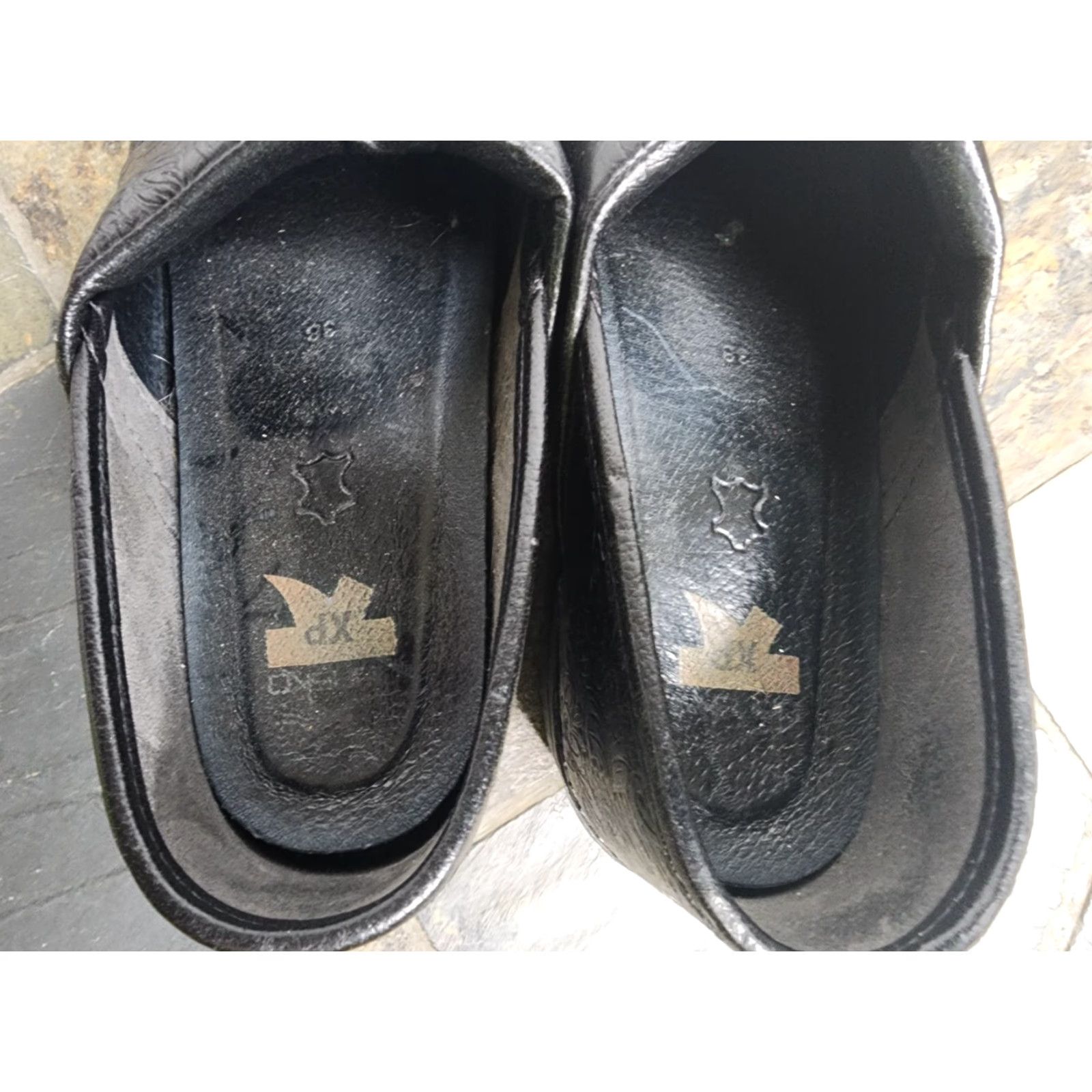 Dansko VINTAGE Dansko Professional Women's Leather Clogs Black 7.5 US 38 EU Size Comfort Shoes Mens Womens Girl Boys Size ONE SIZE - 5 Thumbnail