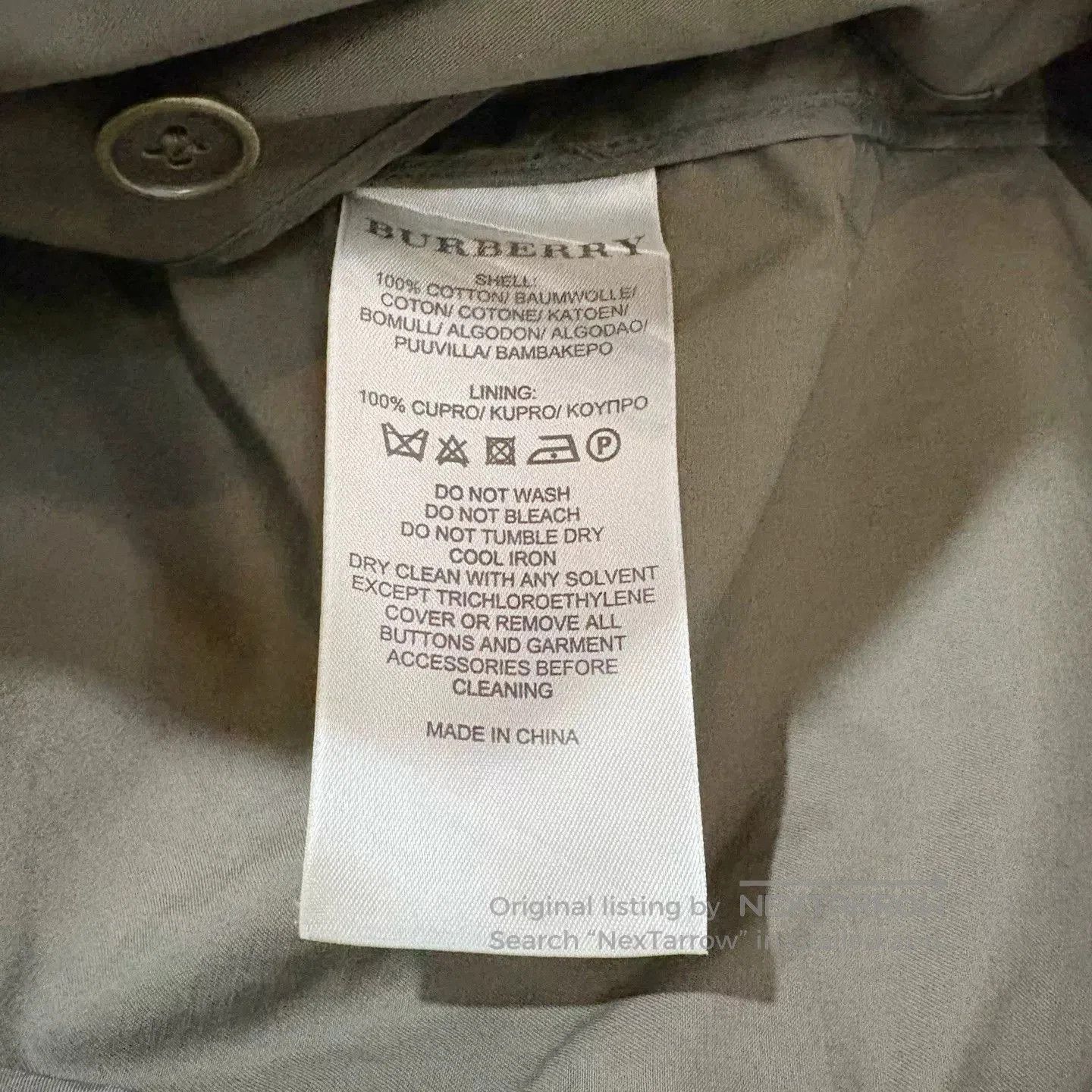 Burberry Burberry Collar Check Trench Coat Set. Size US XL / EU 56 / 4 - 7 Thumbnail