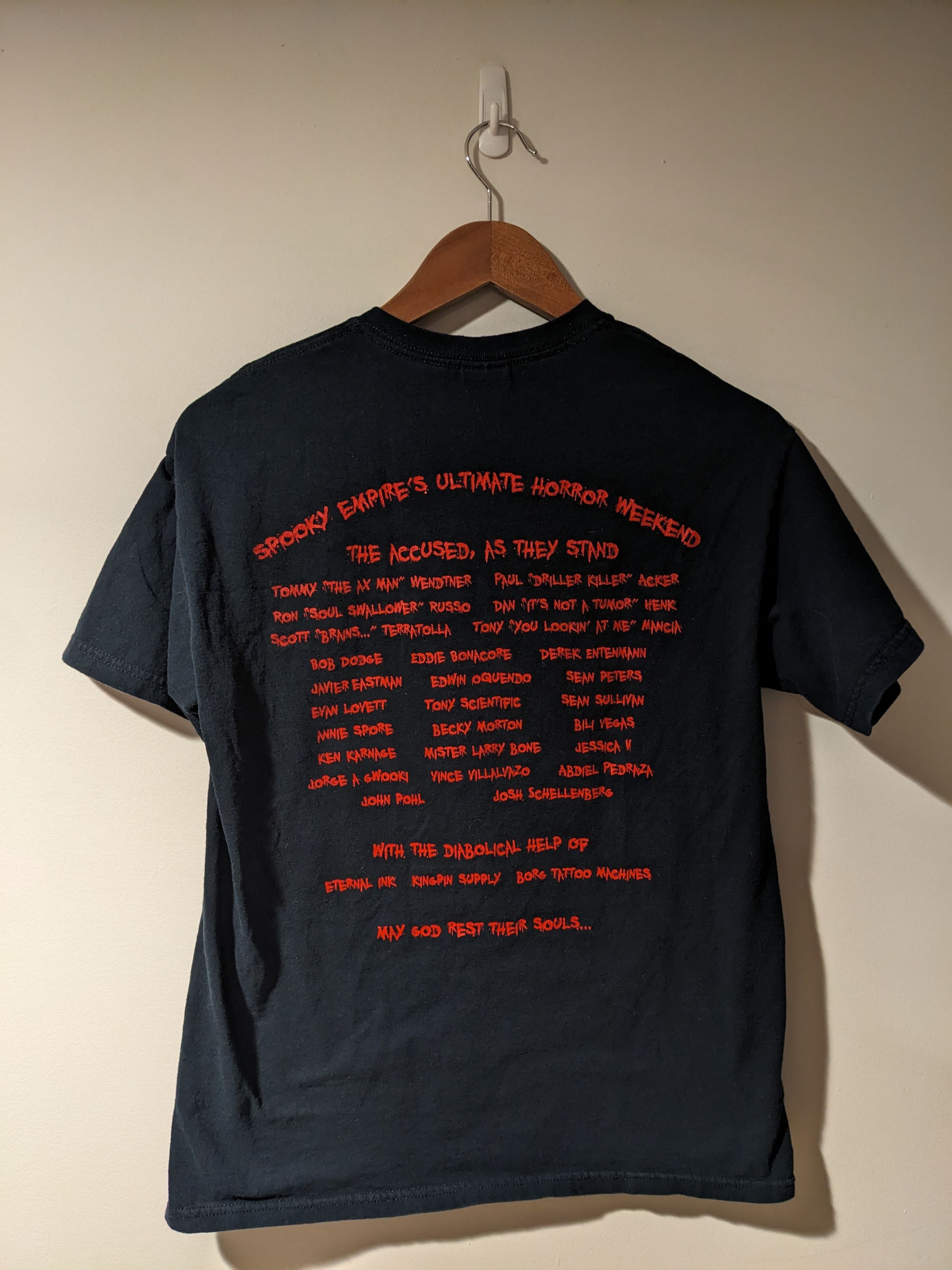 Band Tees × Vintage Vintage Dead by Dawn Band Tour Zombie Black Medium T-Shirt Size US M / EU 48-50 / 2 - 4 Thumbnail