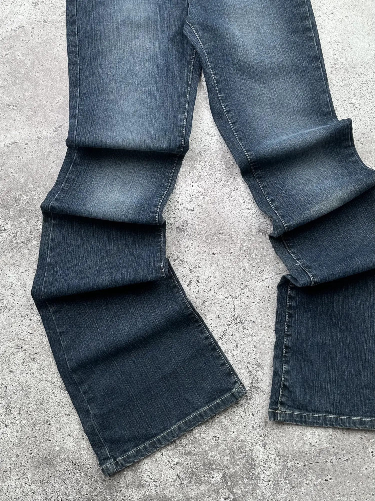 Vintage Vintage Basic Flare Jeans C406(V367) Size 24" / US 00 / IT 34 - 3 Thumbnail