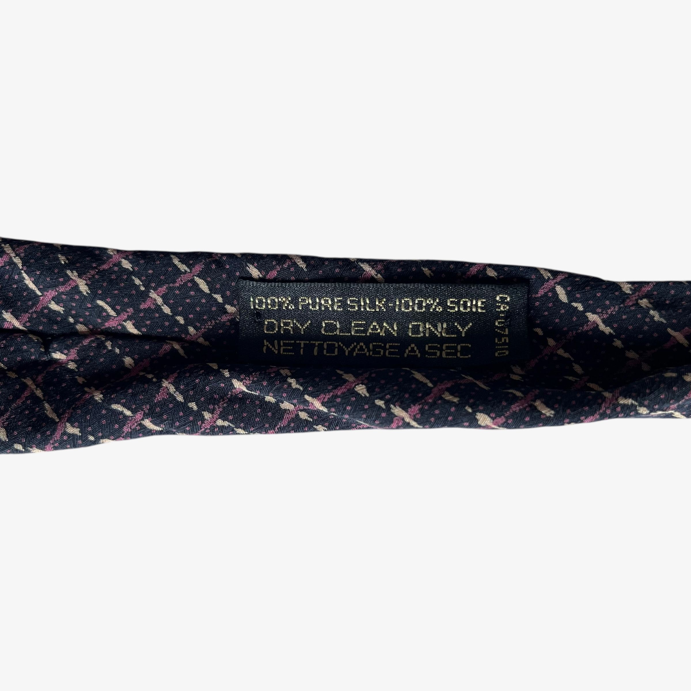 Giorgio Armani Vintage 90s Giorgio Armani Abstract Striped Silk Tie Size ONE SIZE - 3 Thumbnail