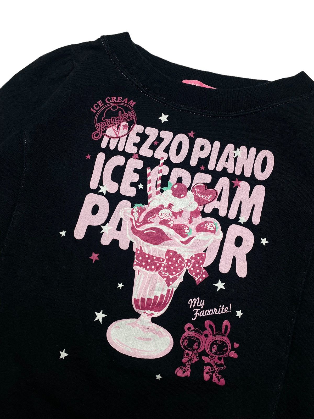 Angel Blue 2000s Mezzo Piano - Ice Cream Sweatshirt Size M / US 6-8 / IT 42-44 - 2 Thumbnail