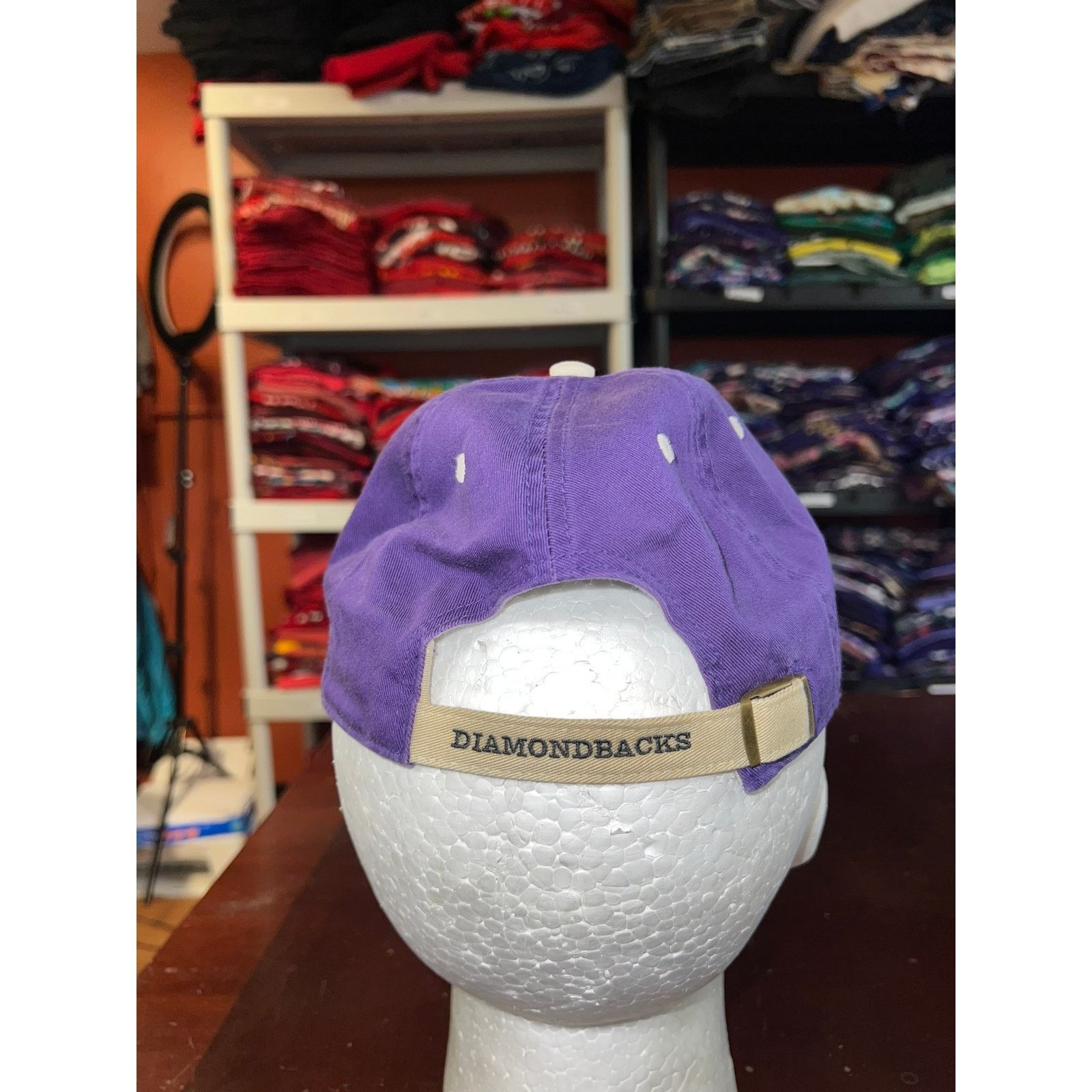 MLB Arizona Diamondbacks Hat MLB baseball Purple Cap Headwear Size ONE SIZE - 4 Thumbnail