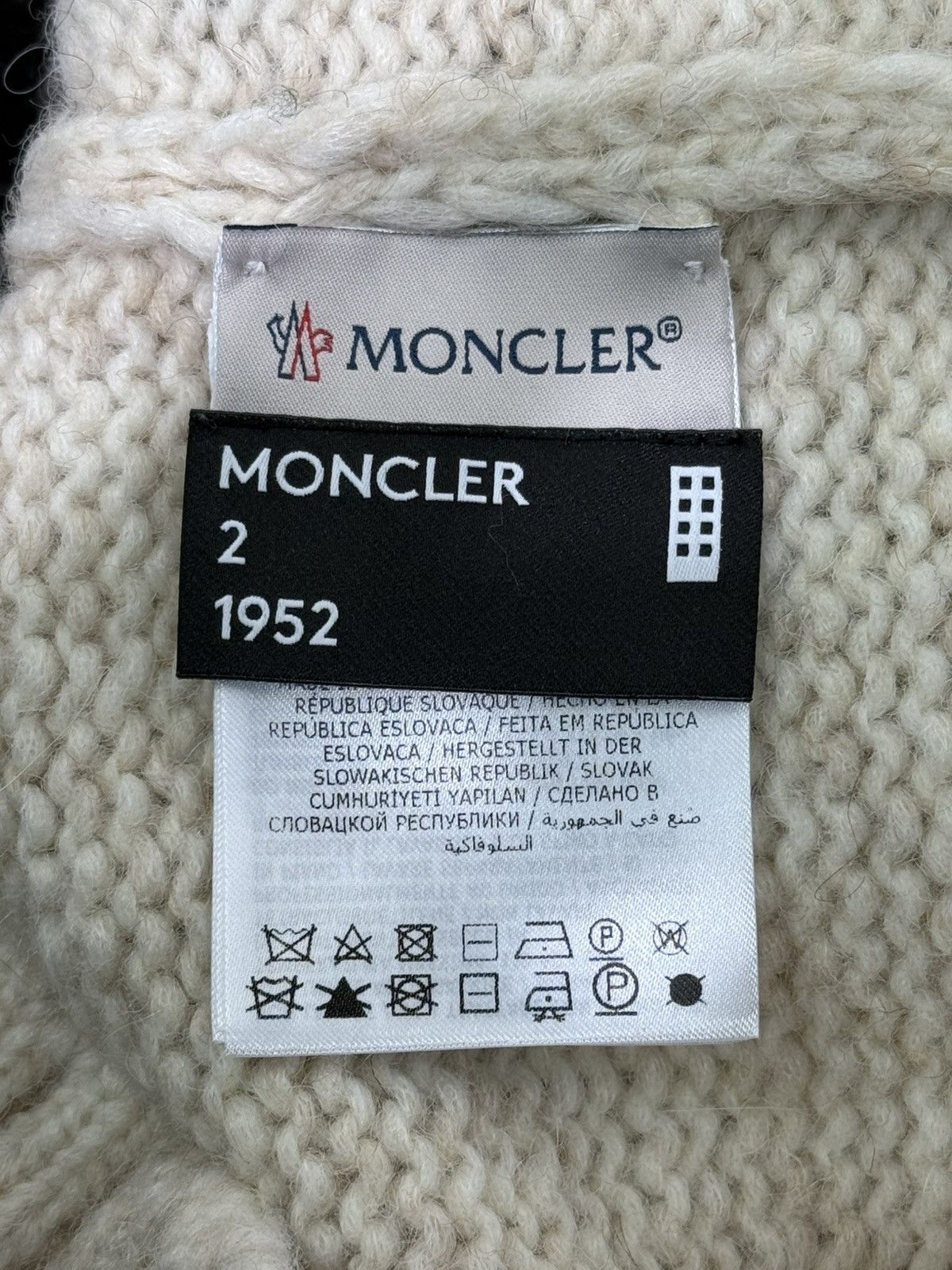Moncler Moncler Genius 2 1952 Skull Intarsia Chunky Knit Sweater M Size US M / EU 48-50 / 2 - 7 Thumbnail