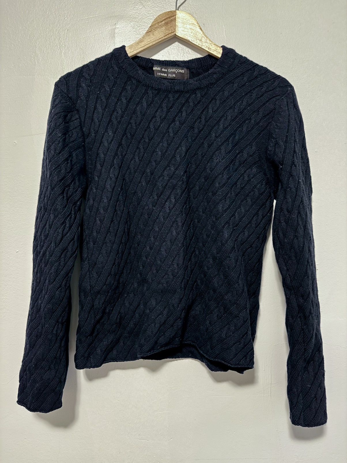 Comme des Garcons Homme Plus Comme Des Garcons Homme Plus 1997 Wool Bias Knit Sweater Size US S / EU 44-46 / 1 - 1 Thumbnail