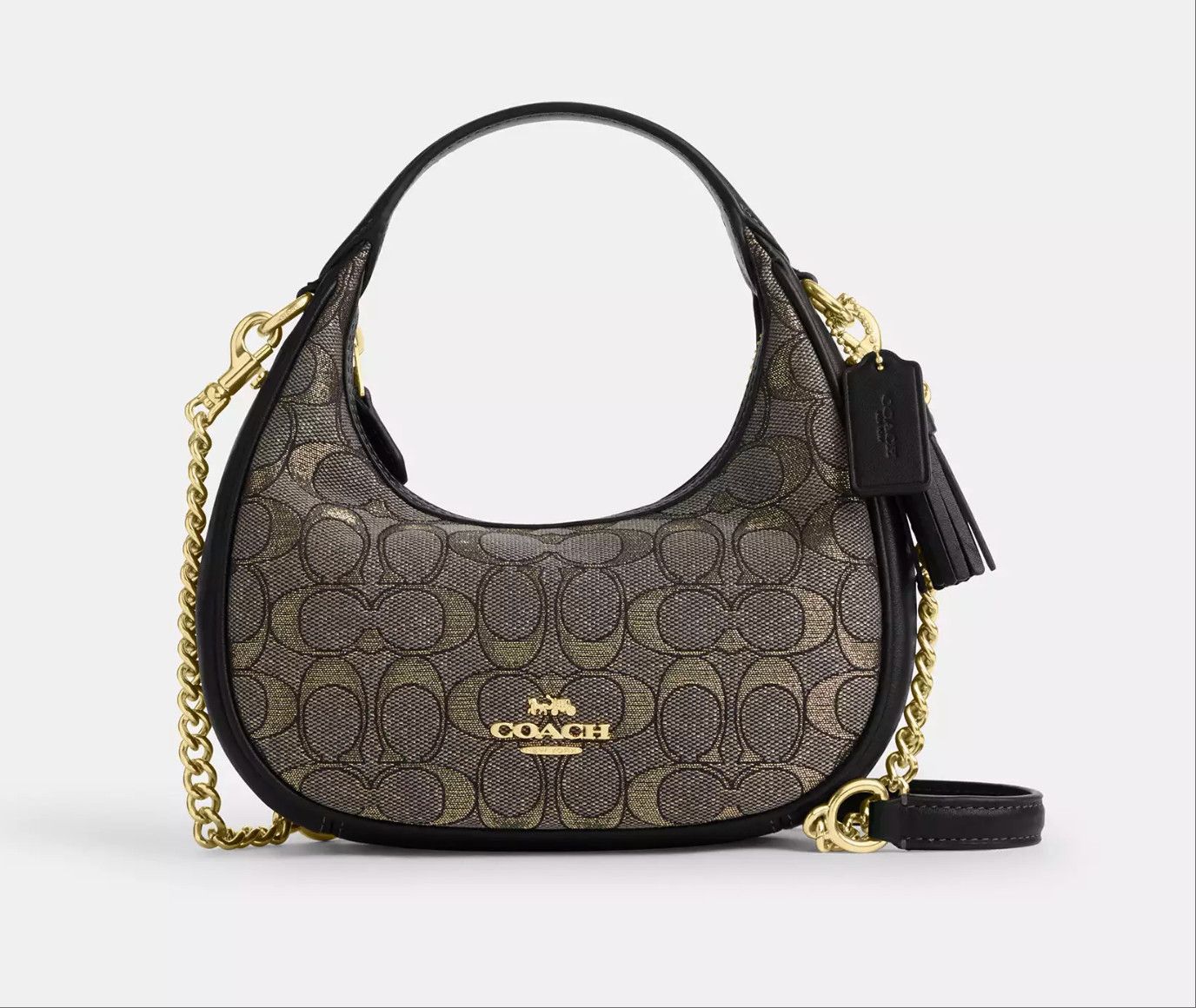 Coach Carmen Mini Crossbody Bag In Signature Jacquard CCF76 Size ONE SIZE - 7 Thumbnail
