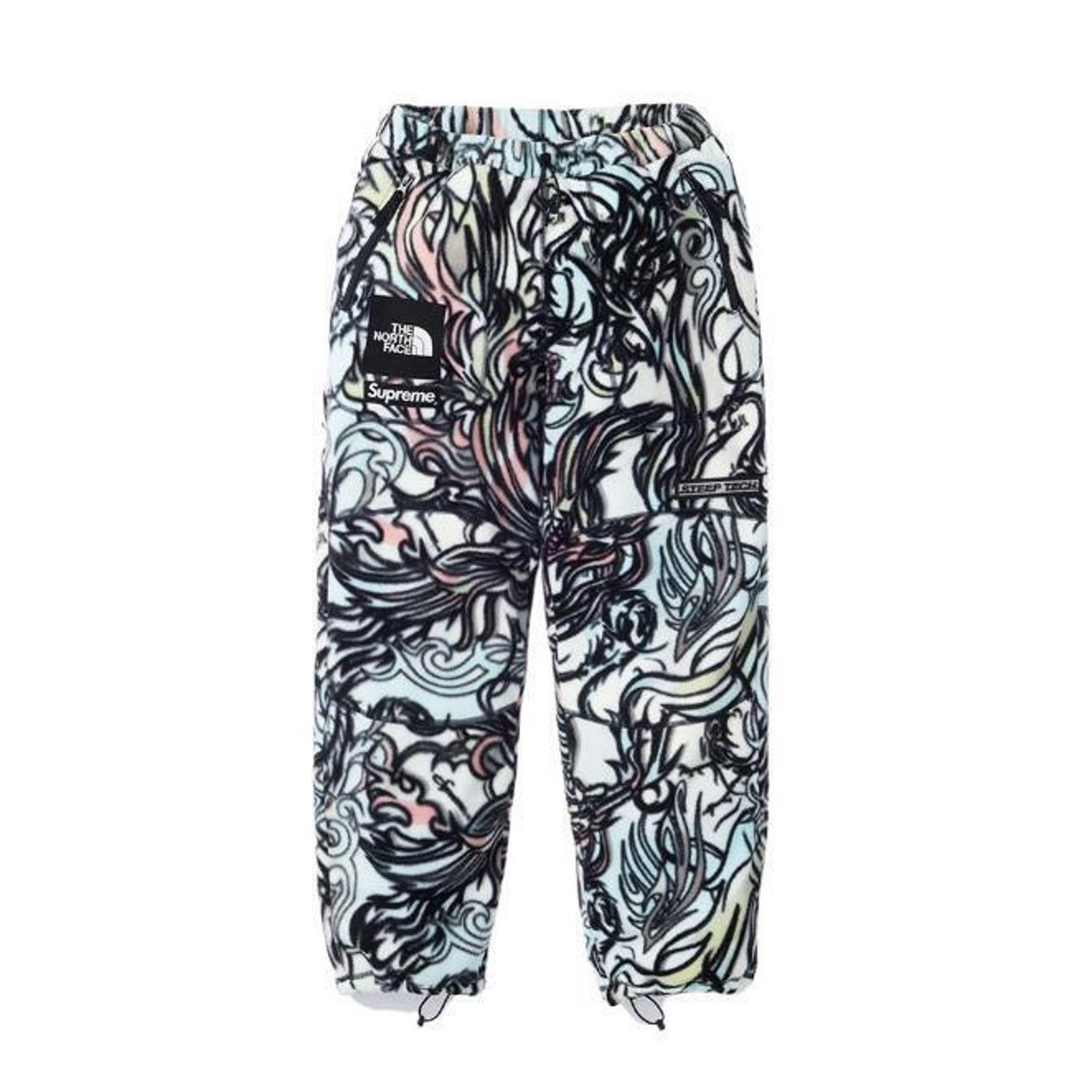 Supreme Supreme The North Face Steep Tech Fleece Pant Dragon Sz XL | Grailed