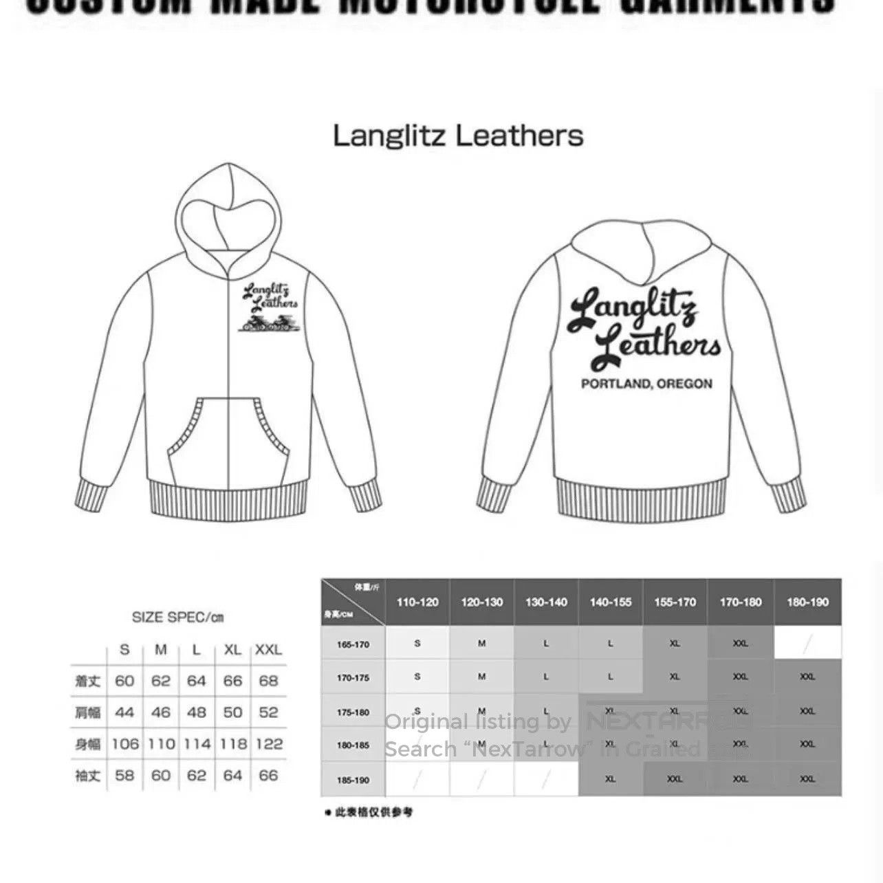 Other Langlitz Motorcycle Riding Hoodie Jacket. Size US M / EU 48-50 / 2 - 8 Thumbnail