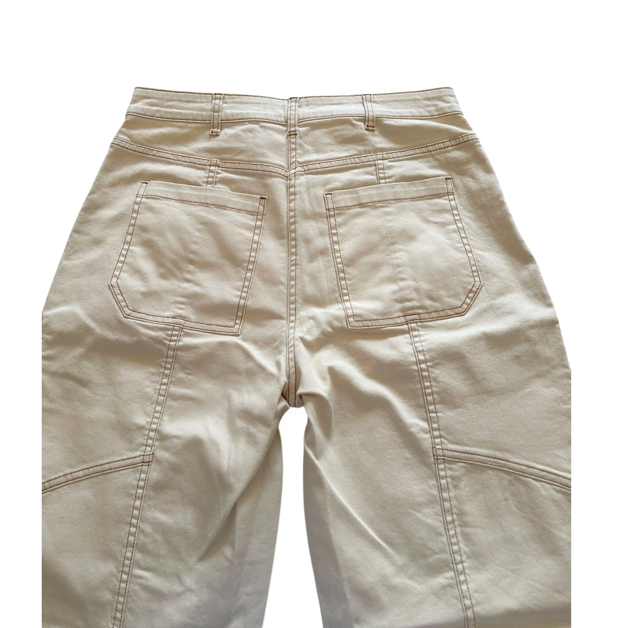 Ulla Johnson Ulla Johnson Brodie Jeans, Cream, Size 8, New with tag, MSRP Size 30" / US 8 / IT 44 - 8 Thumbnail