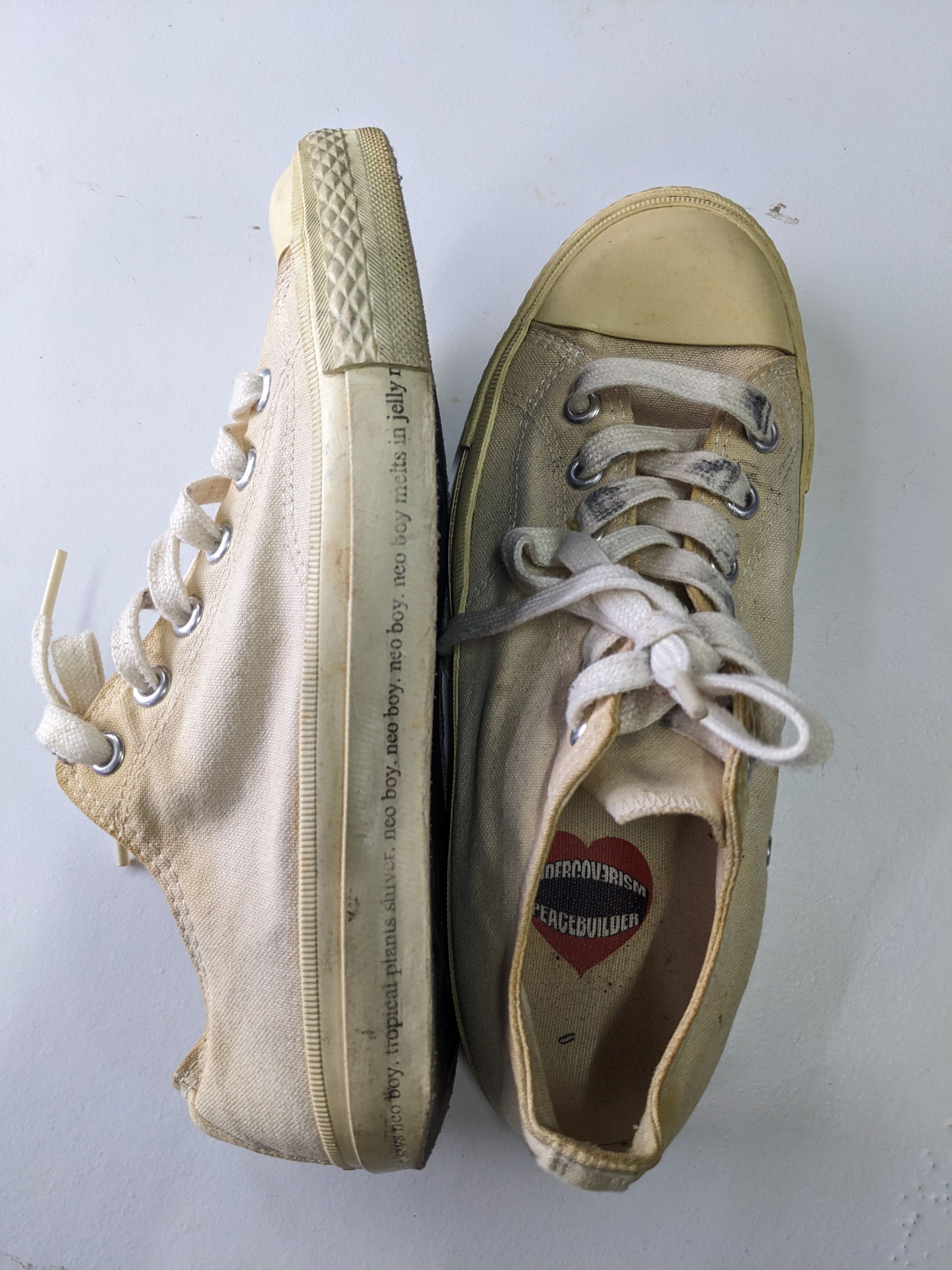 Undercover Undercover by Jun Takahashi Leather Jack Purcell