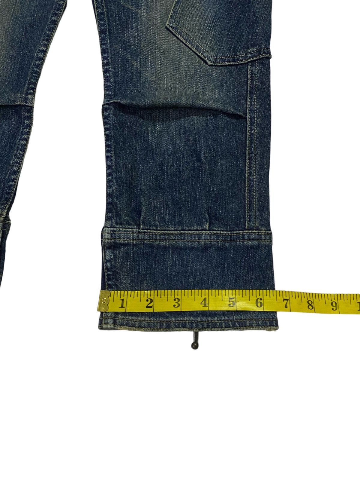 Hysteric Glamour Hysteric Glamour Strechable 3 Quarters Cargo Jeans Size 28" / US 6 / IT 42 - 9 Thumbnail