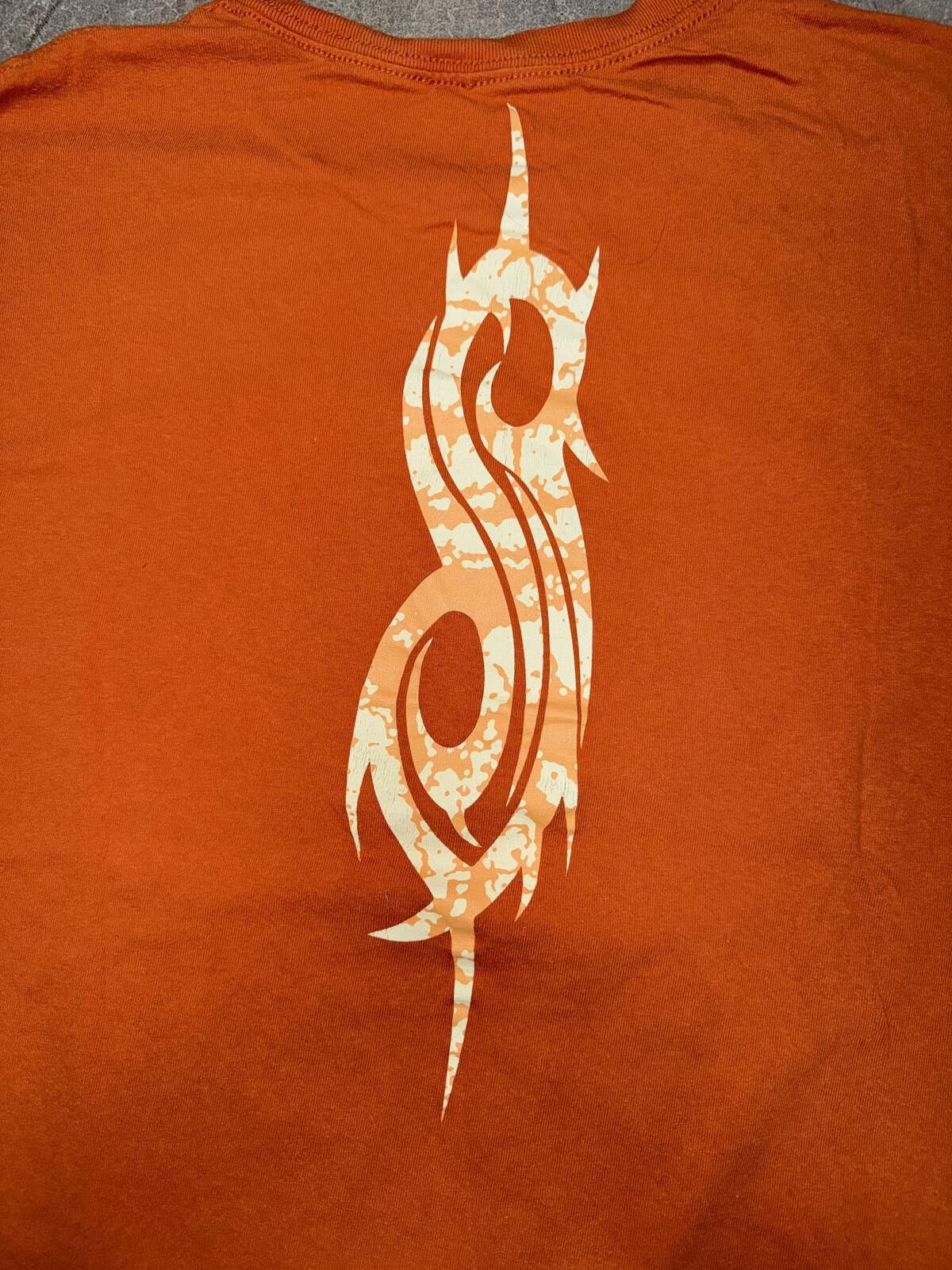 Other Burnt Orange Slipknot Maggot design T-Shirt Size US XL / EU 56 / 4 - 5 Thumbnail
